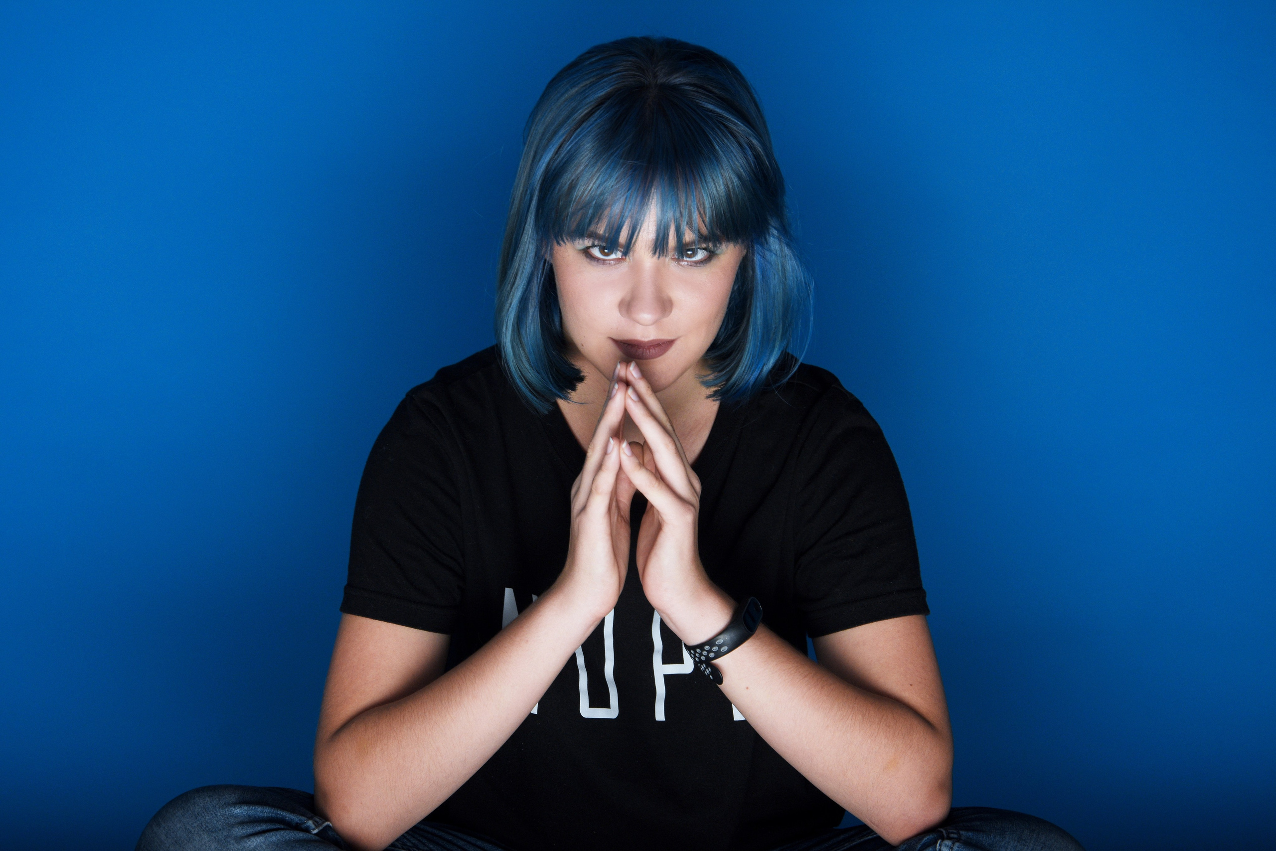 Blue hair. Фотограф Сергей Феденко