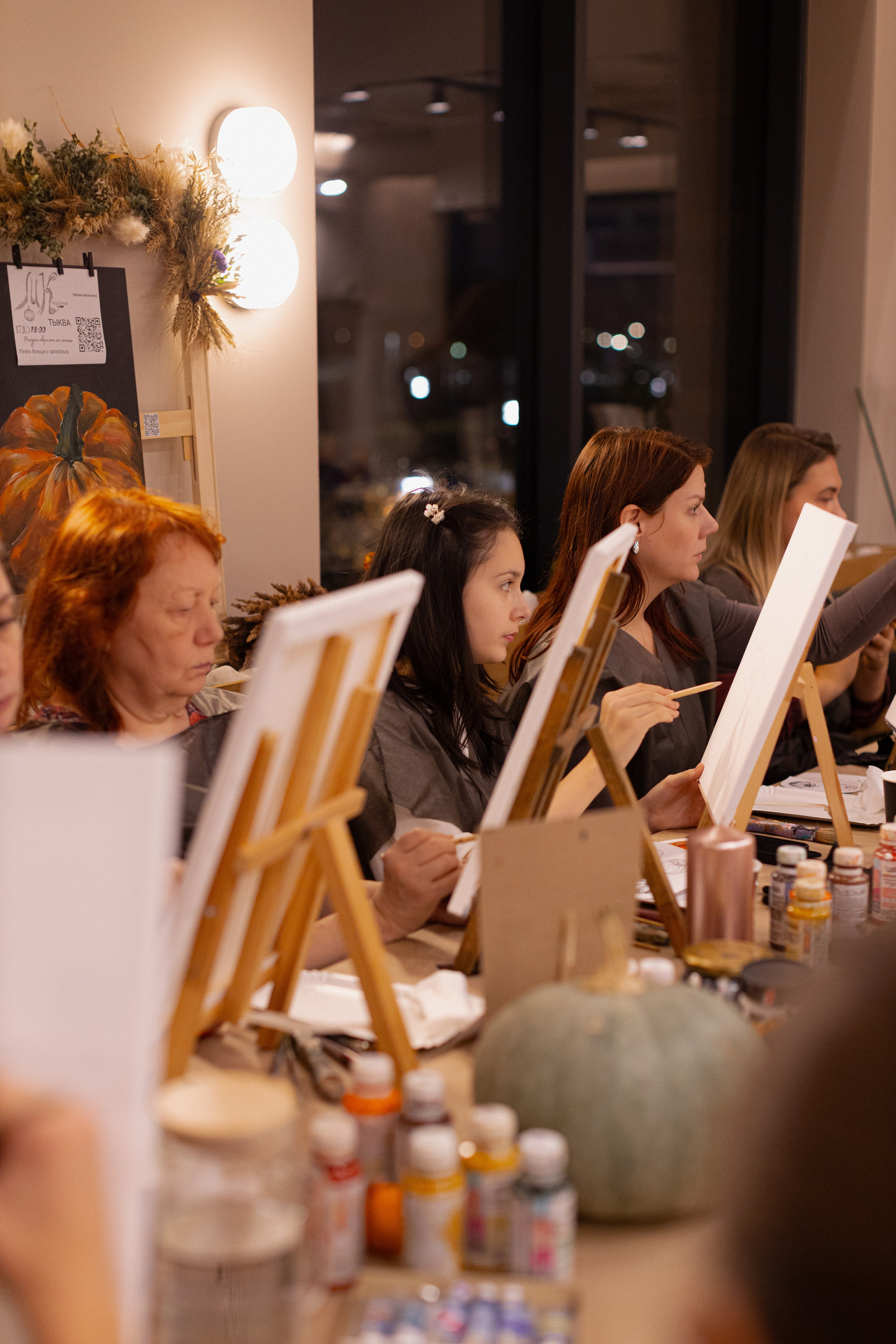 МК Тыква в кафе Здрасте. Анастасия Ракчеева Художник