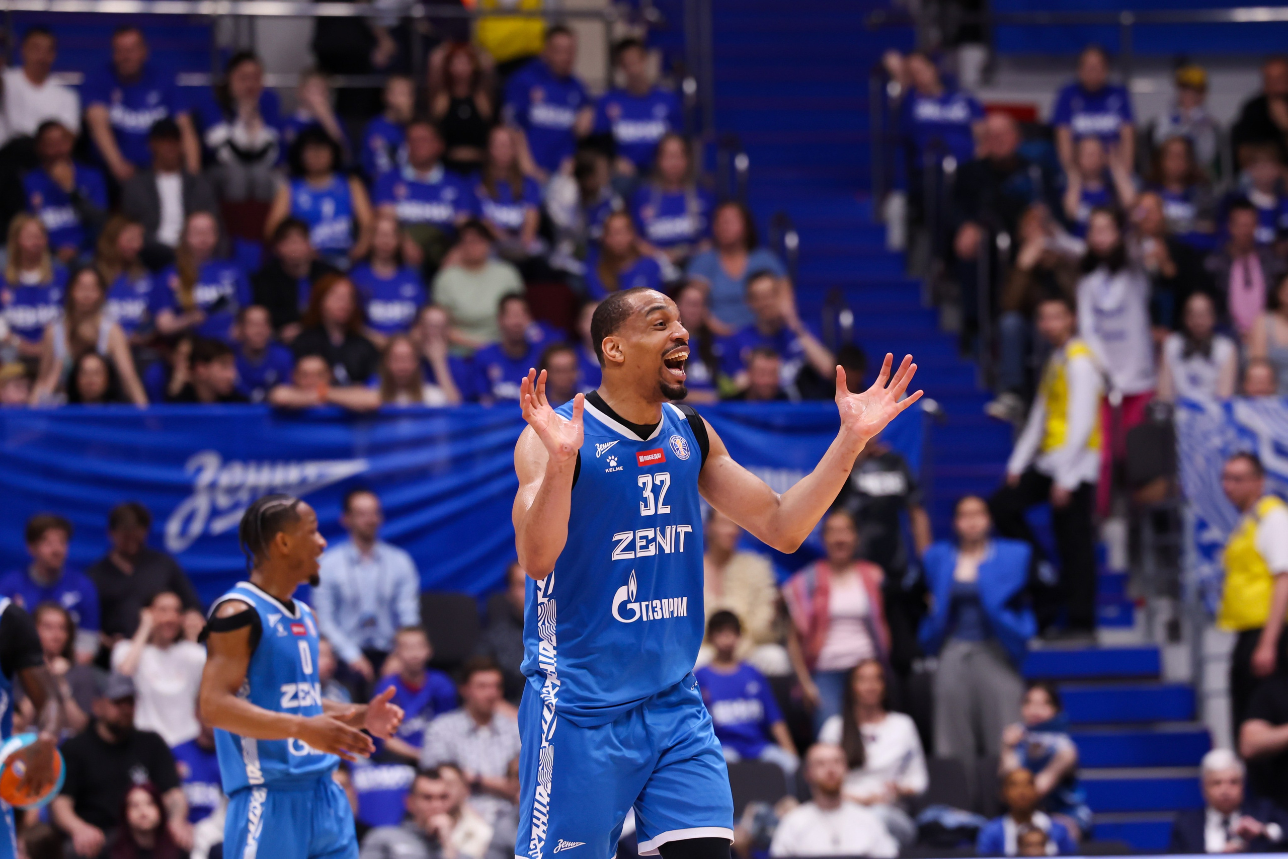 БК «Зенит» — БК «ЦСКА» финал ЕЛ ВТБ 1 игра 27.05.2025. Спортивный и репортажный фотограф Антон Тереханов