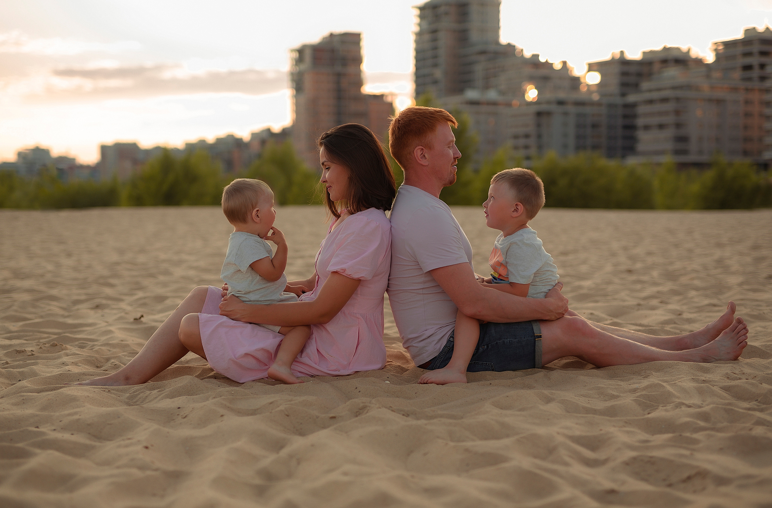 Вадим, Вероника, дети. Семейный фотограф в Казани Рузалина Гафурова