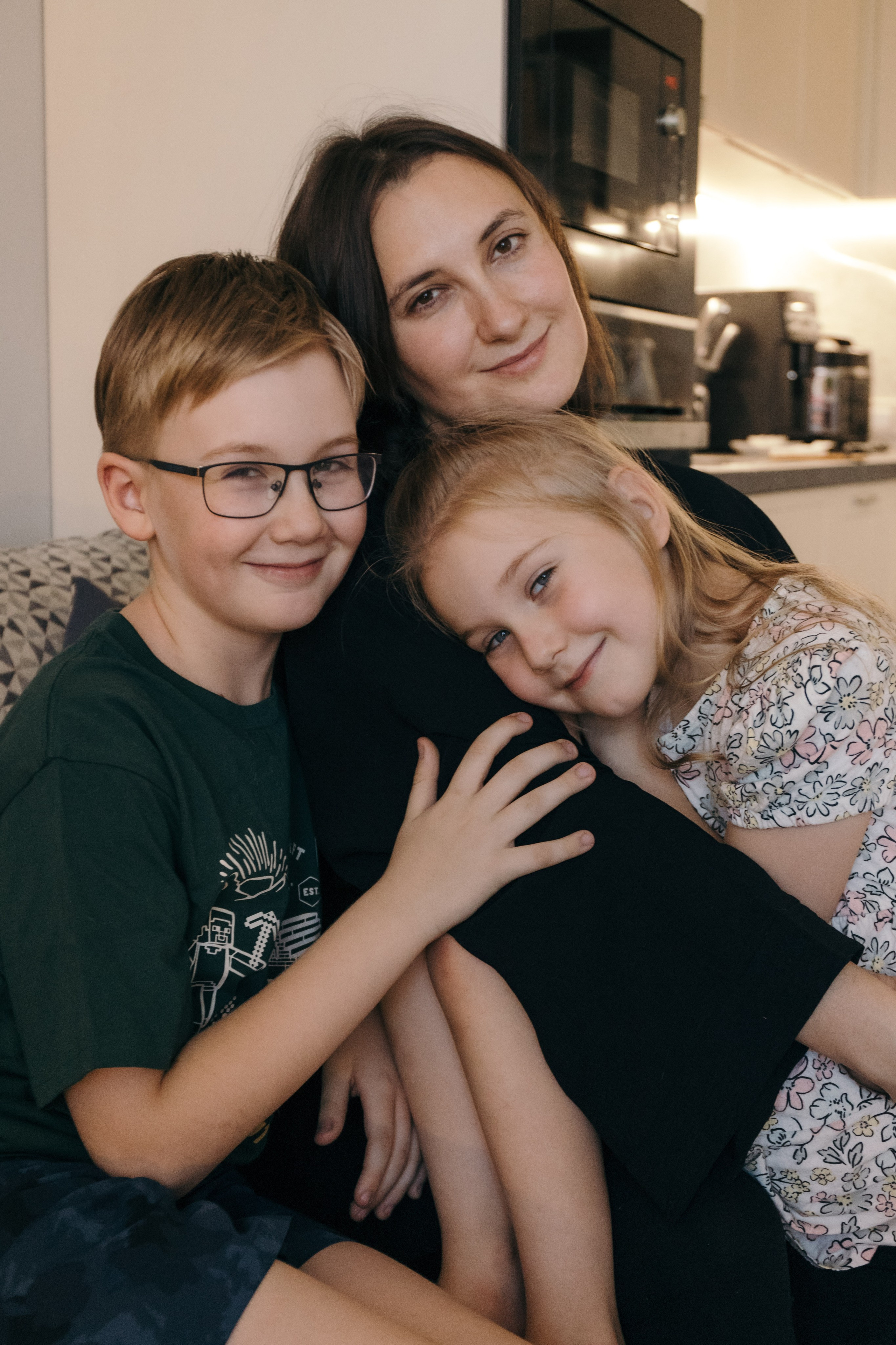 Семья и кошки. Фотограф Елена Балакина (Челябинск)