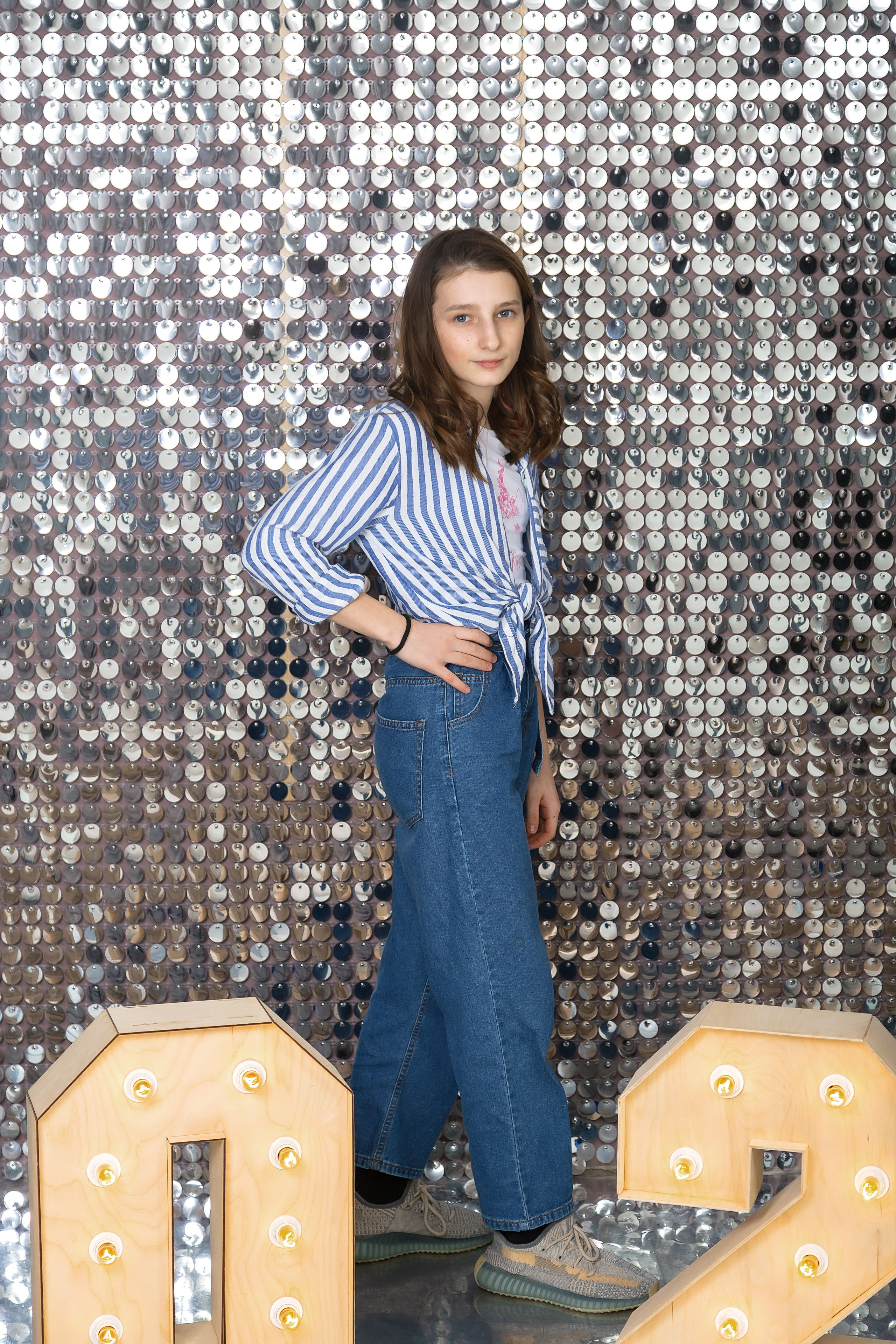 Новогодняя семейная фотосессия в студии в Волгодонске