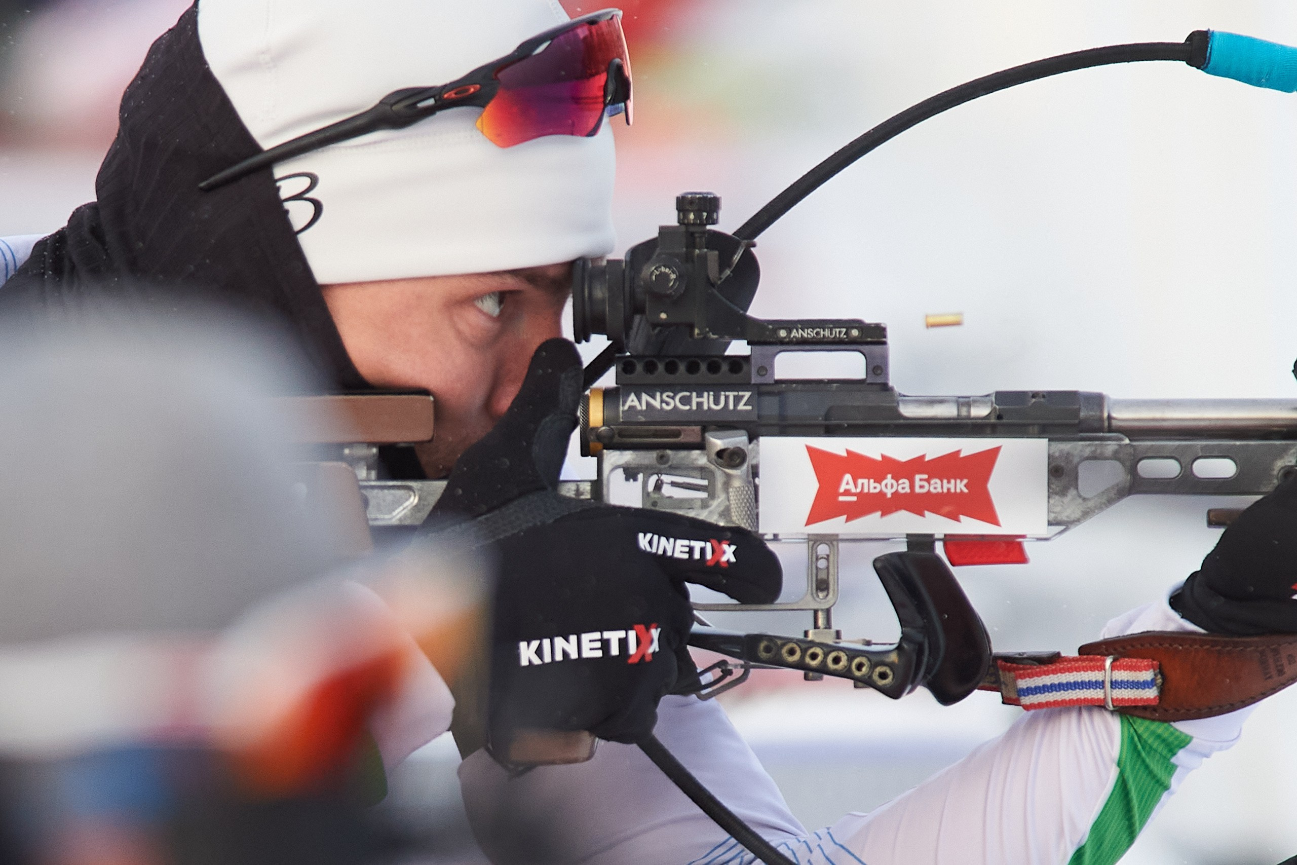 Биатлон. Чемпионат России — 2024/2025, 3-й этап, Ижевск. Спринт. Мужчины. Спортивный репортажный фотограф в Ижевске Сергей Мерзляков