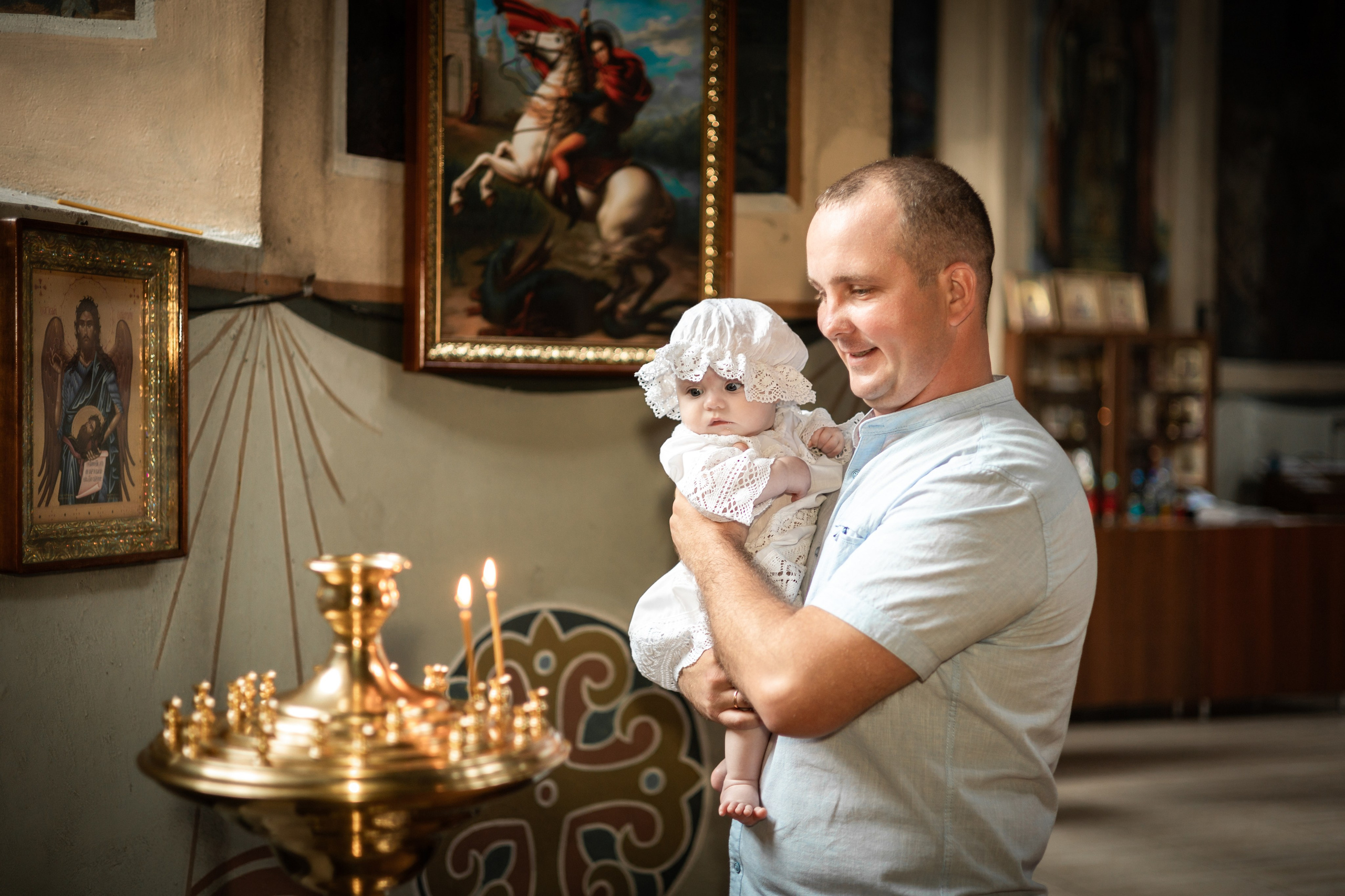 Крещение в храме Ростовская область. Фотограф Наталья Матвеева