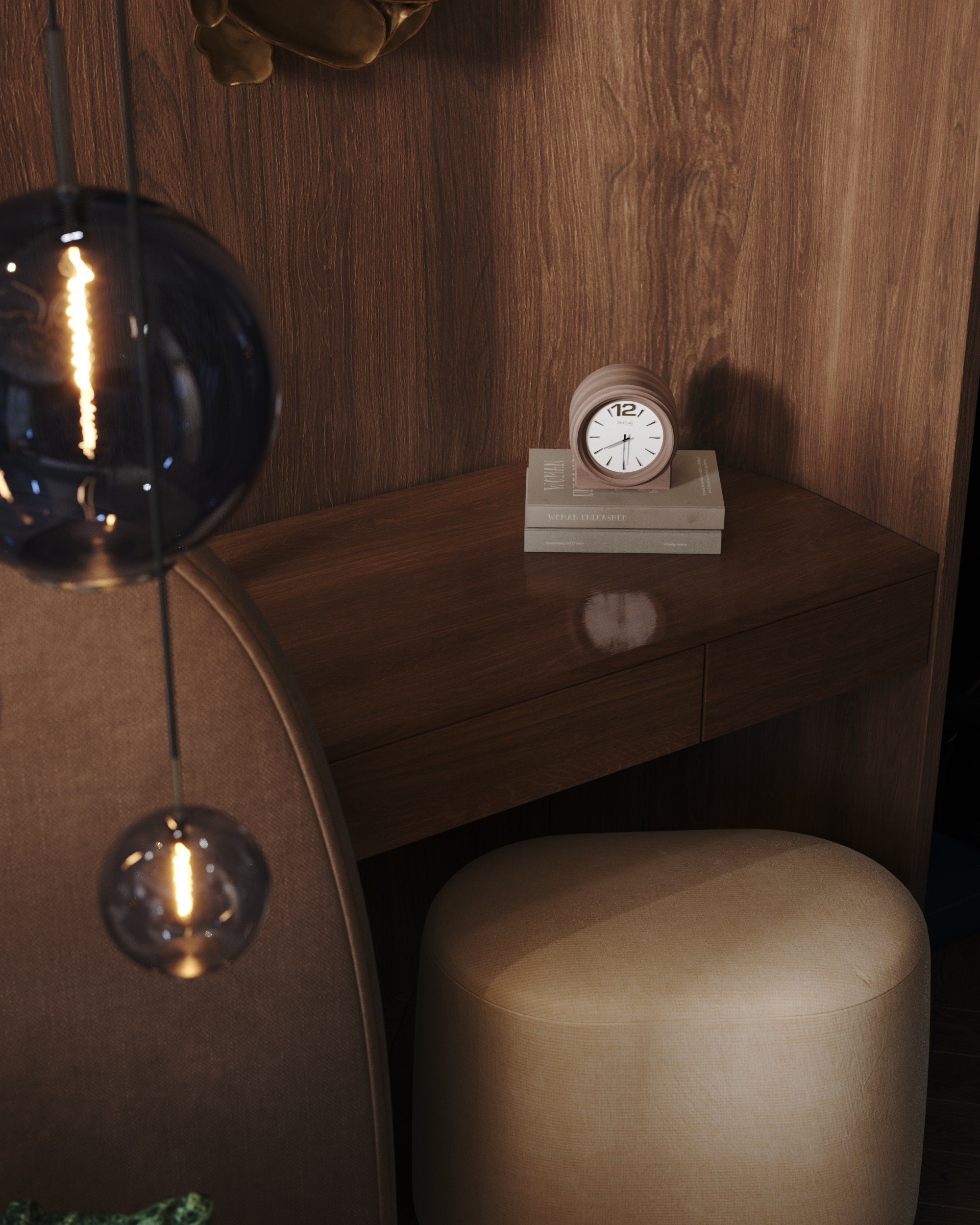 Deep Azure & Emerald Harmony. 3D Визуализация