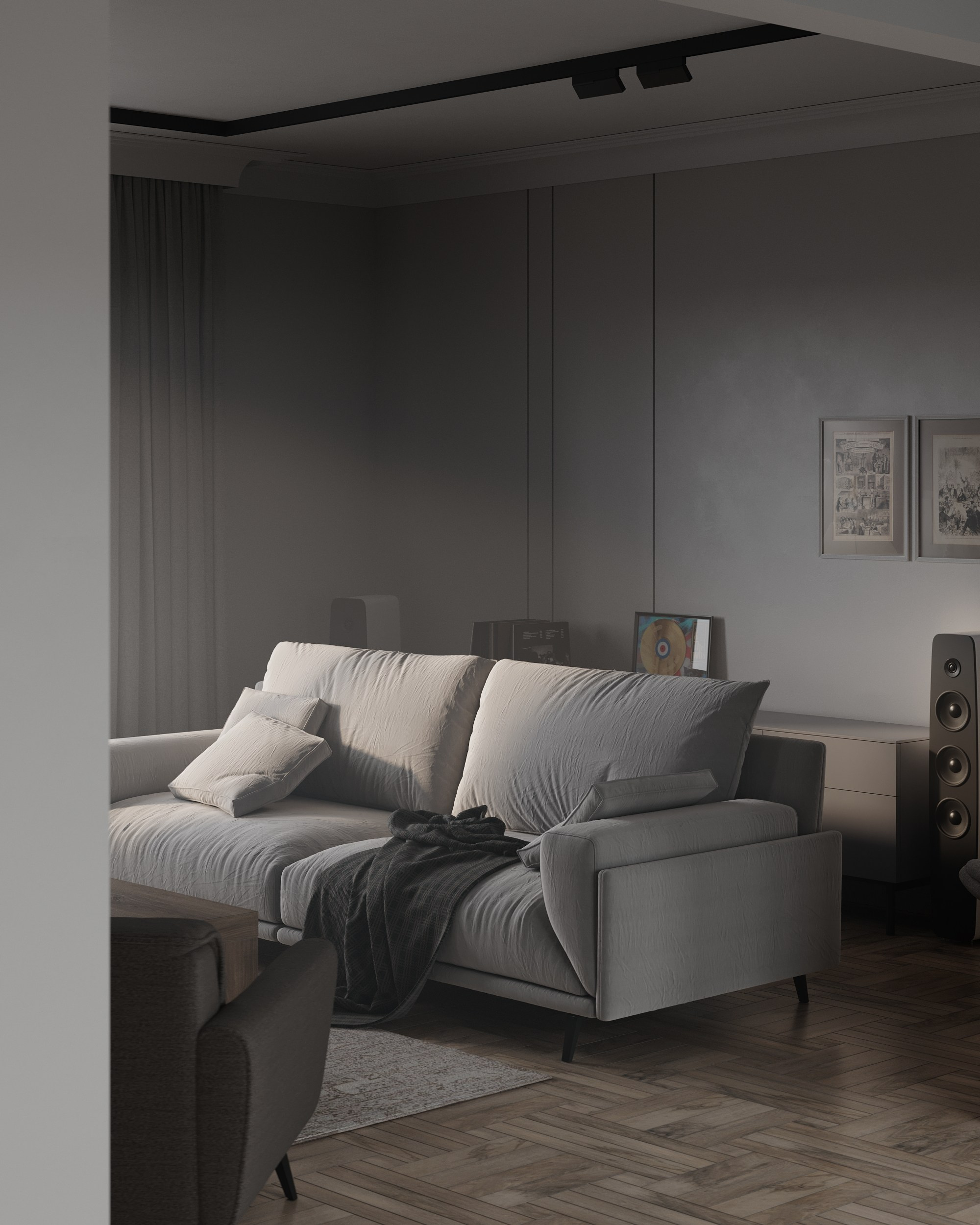 Квартира | Тюмень | 2023. Блинова Анастасия | Интерьерная визуализация