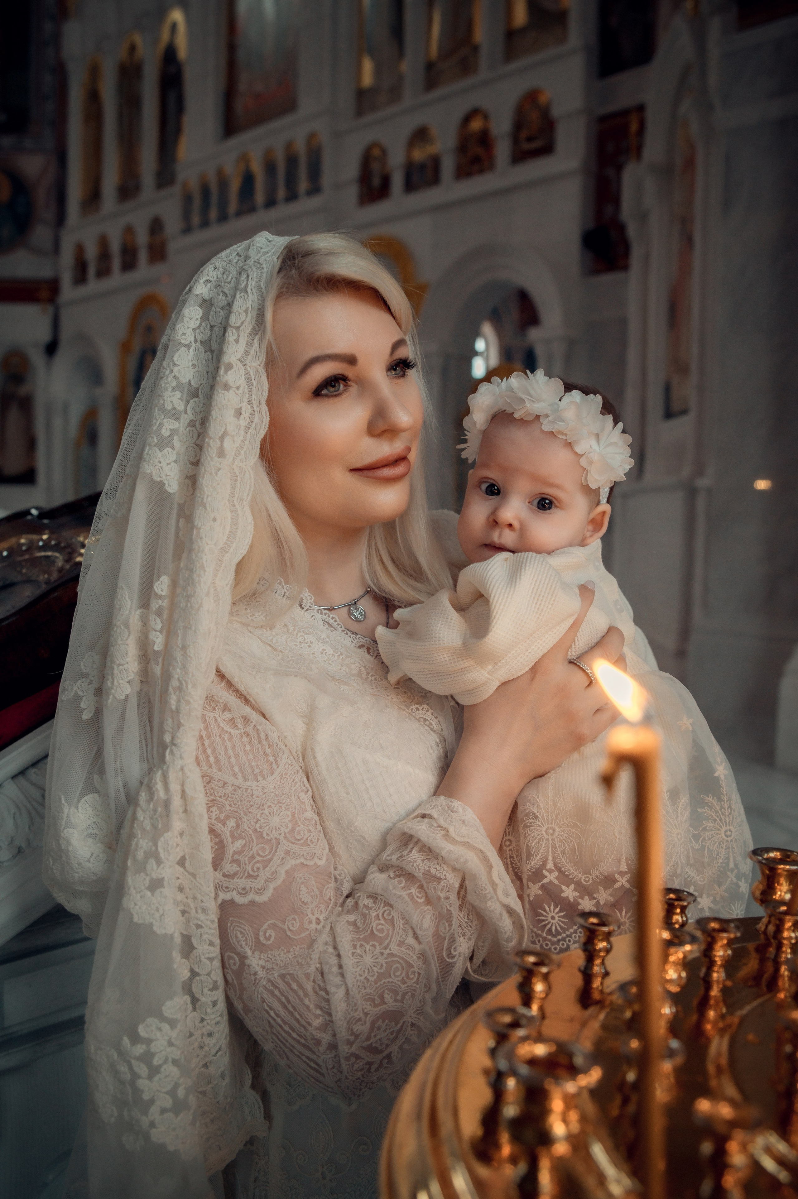 Таинство Крещения Натальи, Собор Александра Невского г. Волгоград. Церковный, семейный и репортажный фотограф Волгоград, Волжский