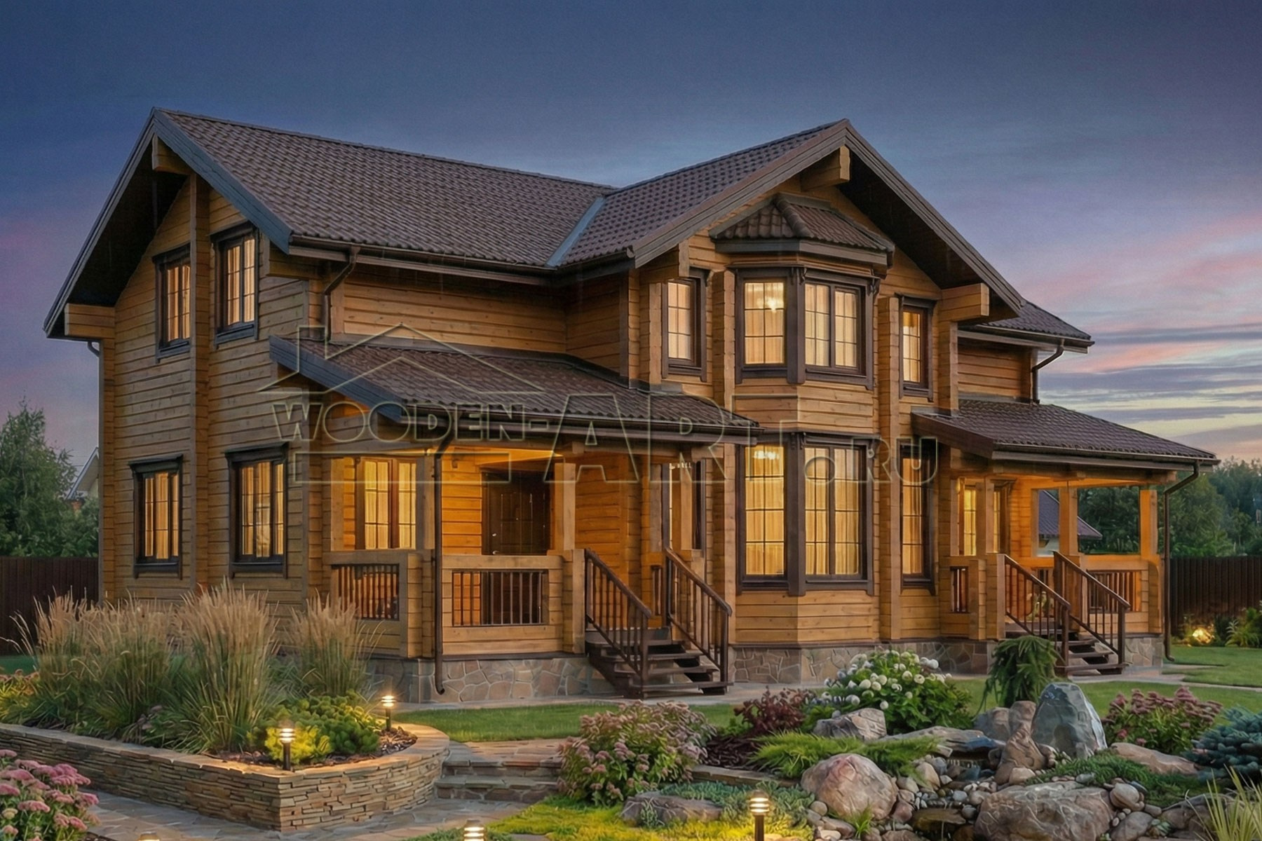 «Александров» 223 кв. м. Проекты деревянных домов