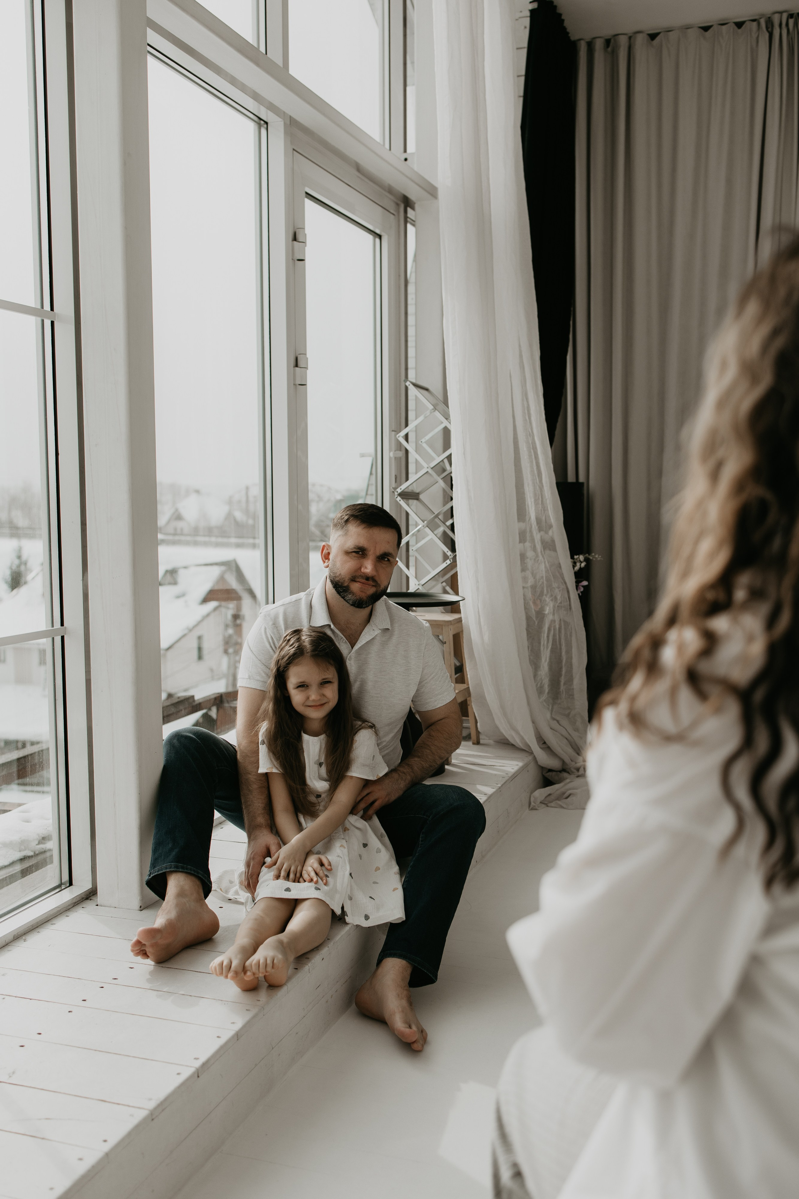 Наталья & Владимир и дочь Ульяна. Семейный фотограф в г. Бийске Тукужукова Марина