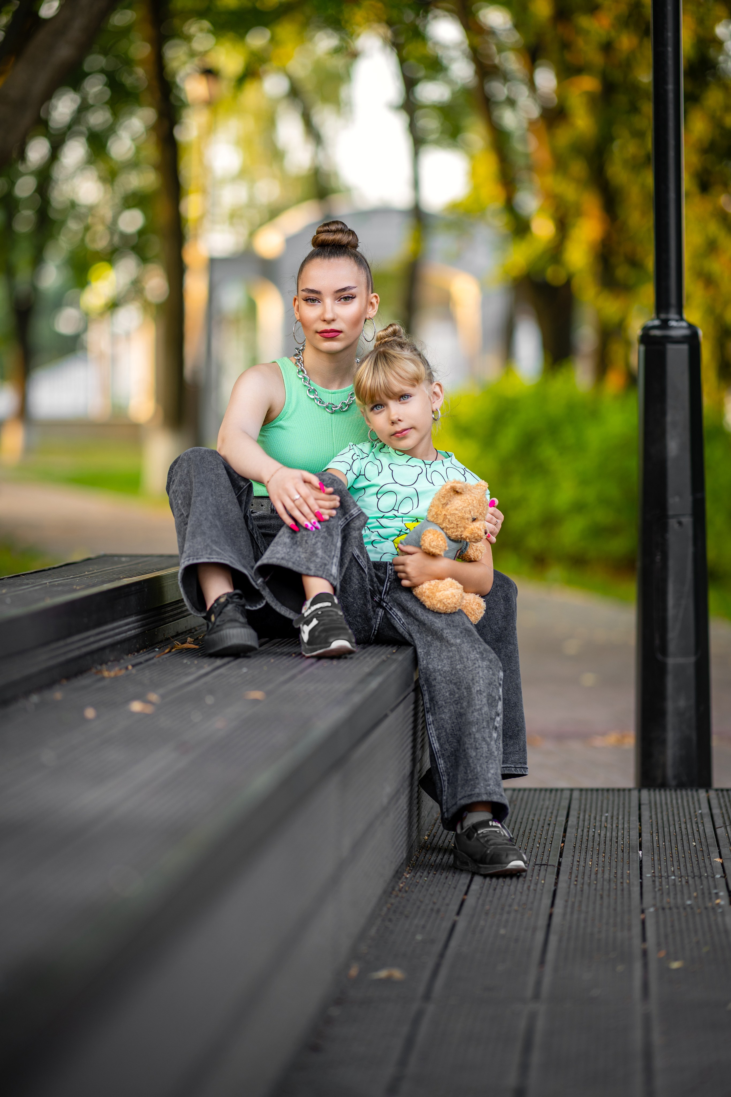 Арина — Алиса — летняя прогулка. Фотограф Москва