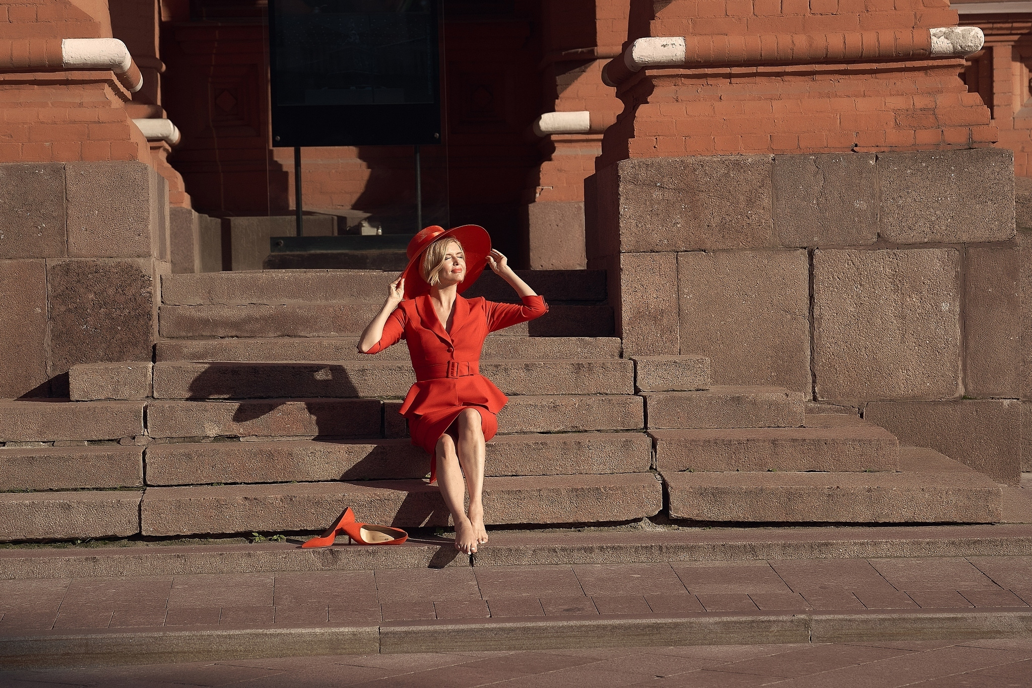 Проект «Красная Москва» с актрисой Анной Чуриной. Фотограф в Москве Сергей Гаварос