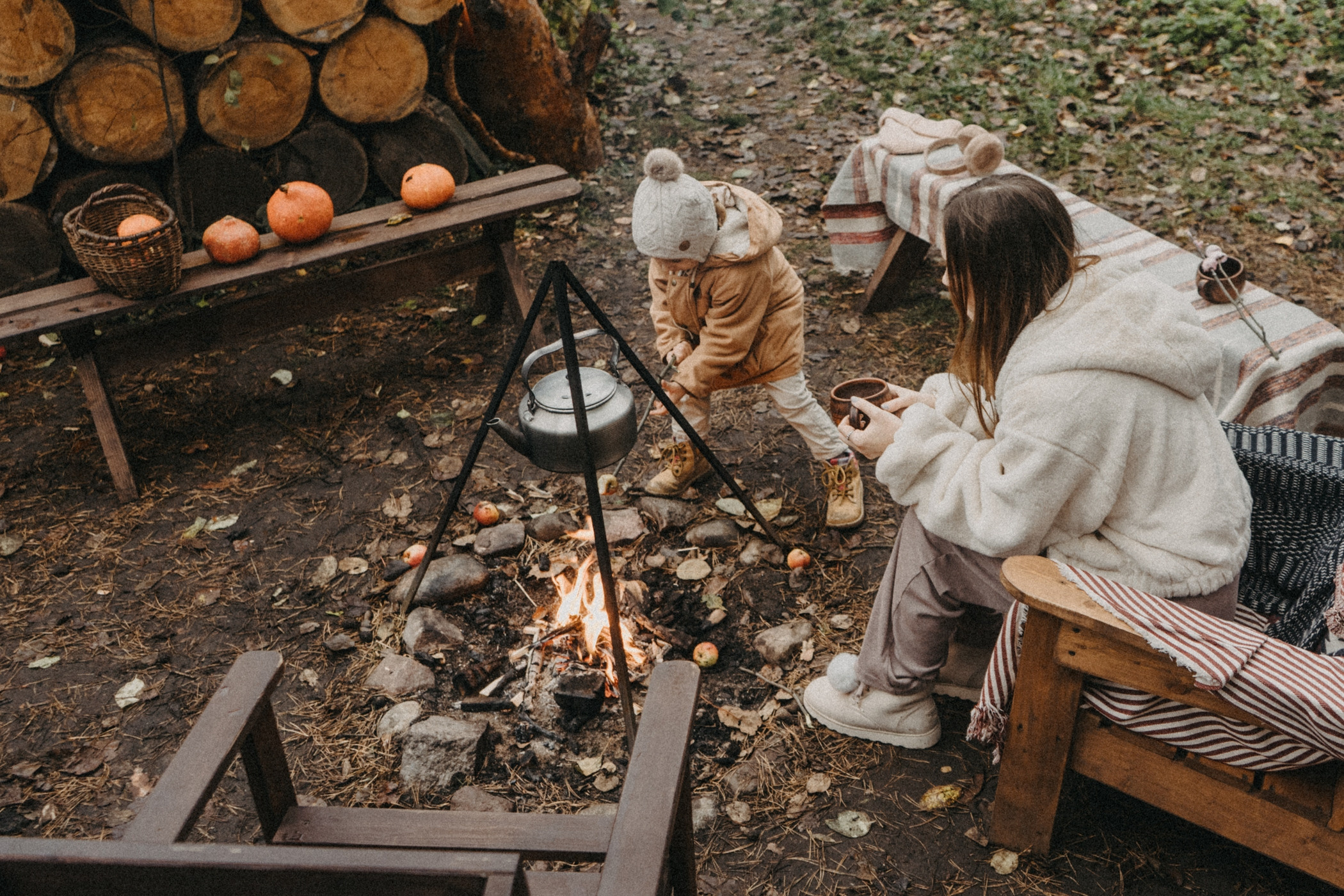 Осень создана для уюта и теплых объятий. Фотограф Наталья Колганова