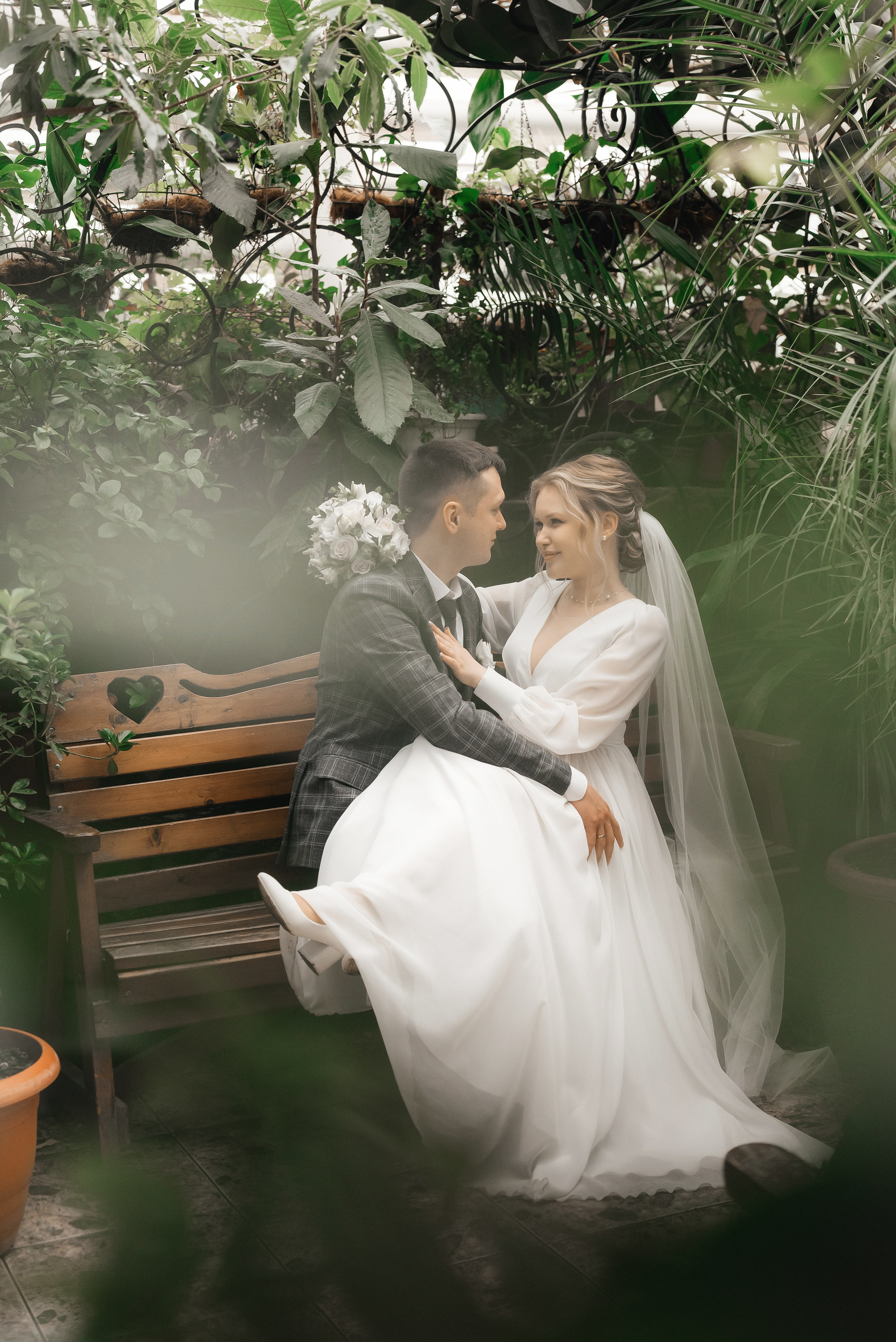 Ботанический сад свадебная фотосъемка. Профессиональный фотограф в Уфе Алина Стрелкова