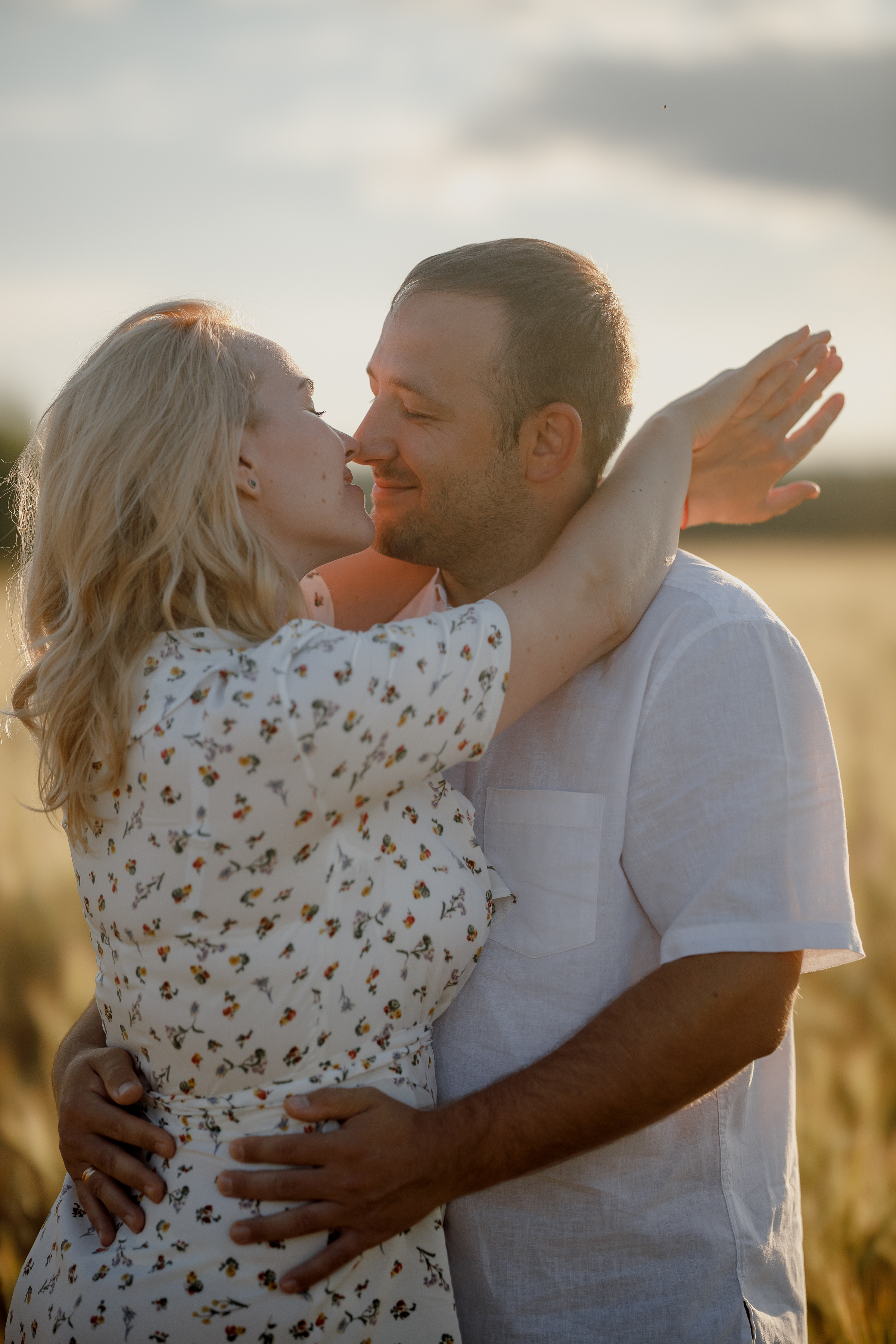 Глеб, Лена, Лев и Родя в полях. Пухова Татьяна фотограф в Перми