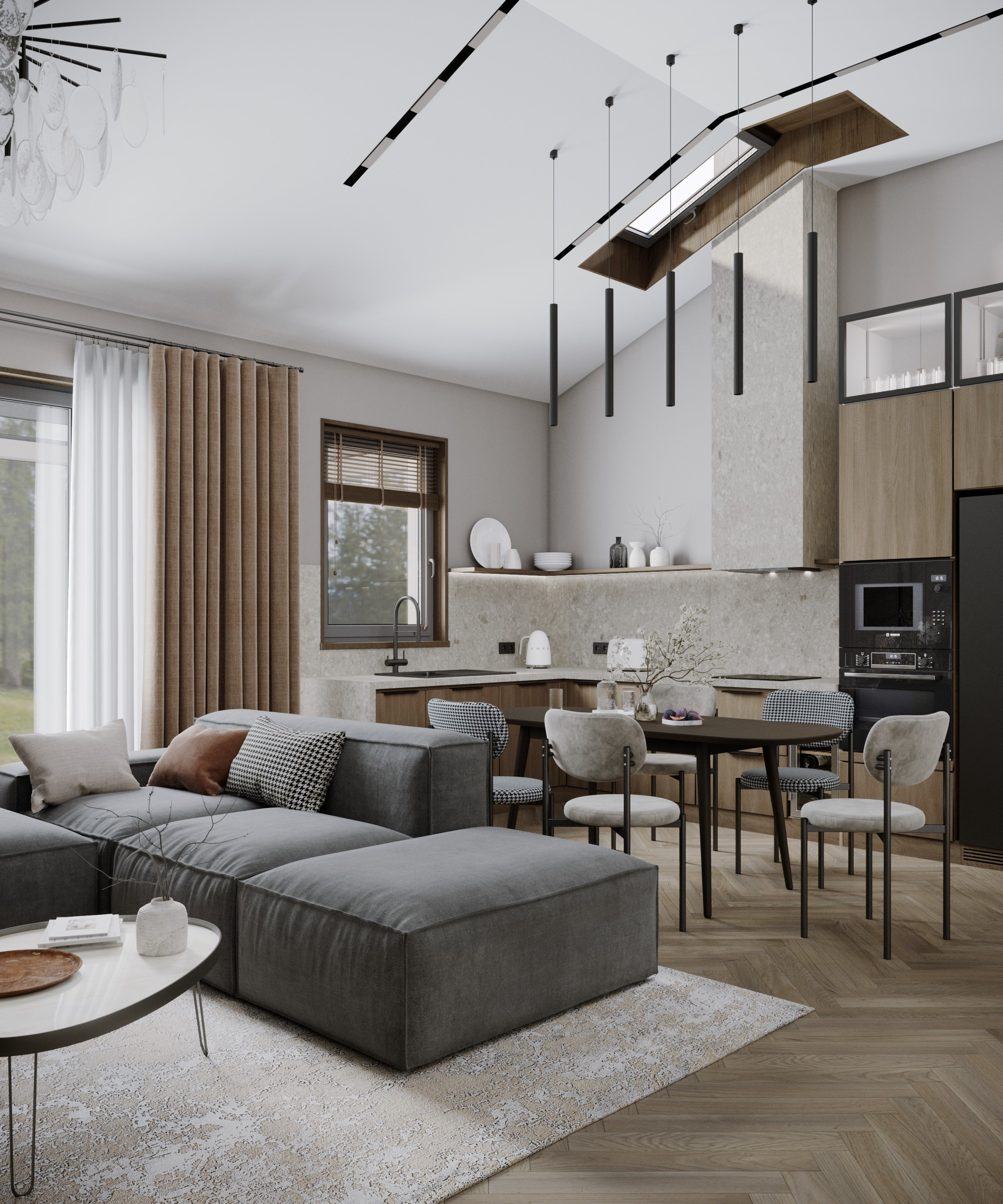 Kitchen «L'Art Culinaire». Портфолио 3D визуализатора