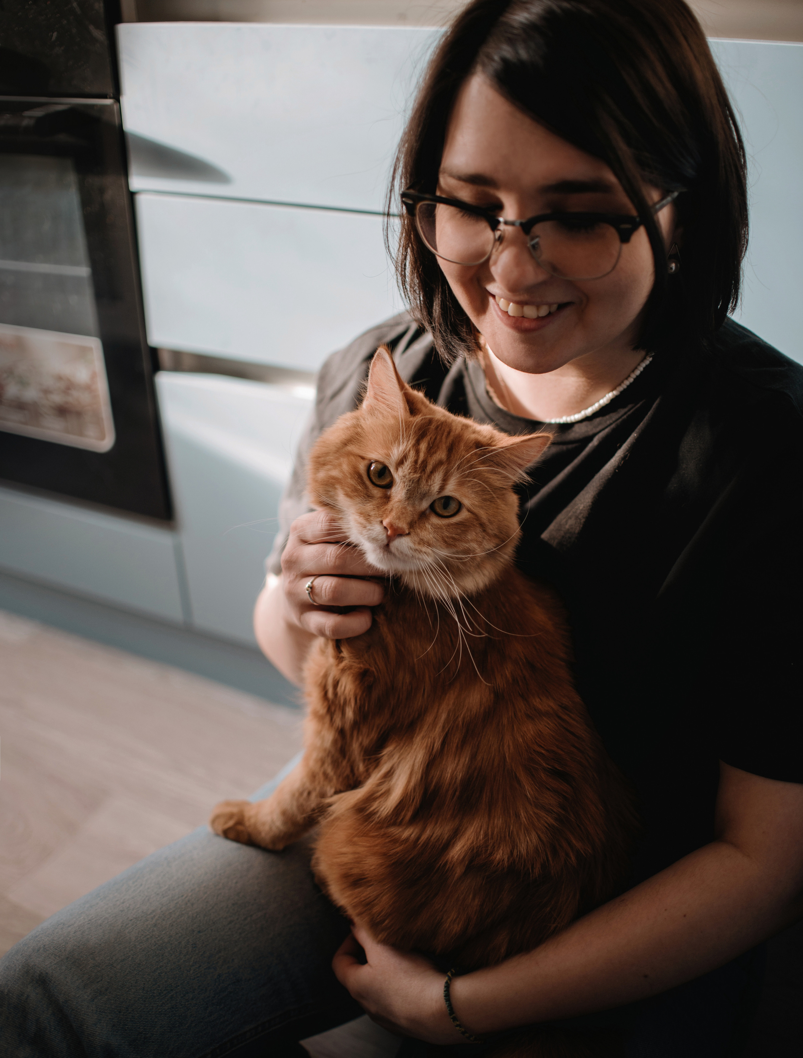 Домашнее: кот Баттерз и Юля. Портфолио