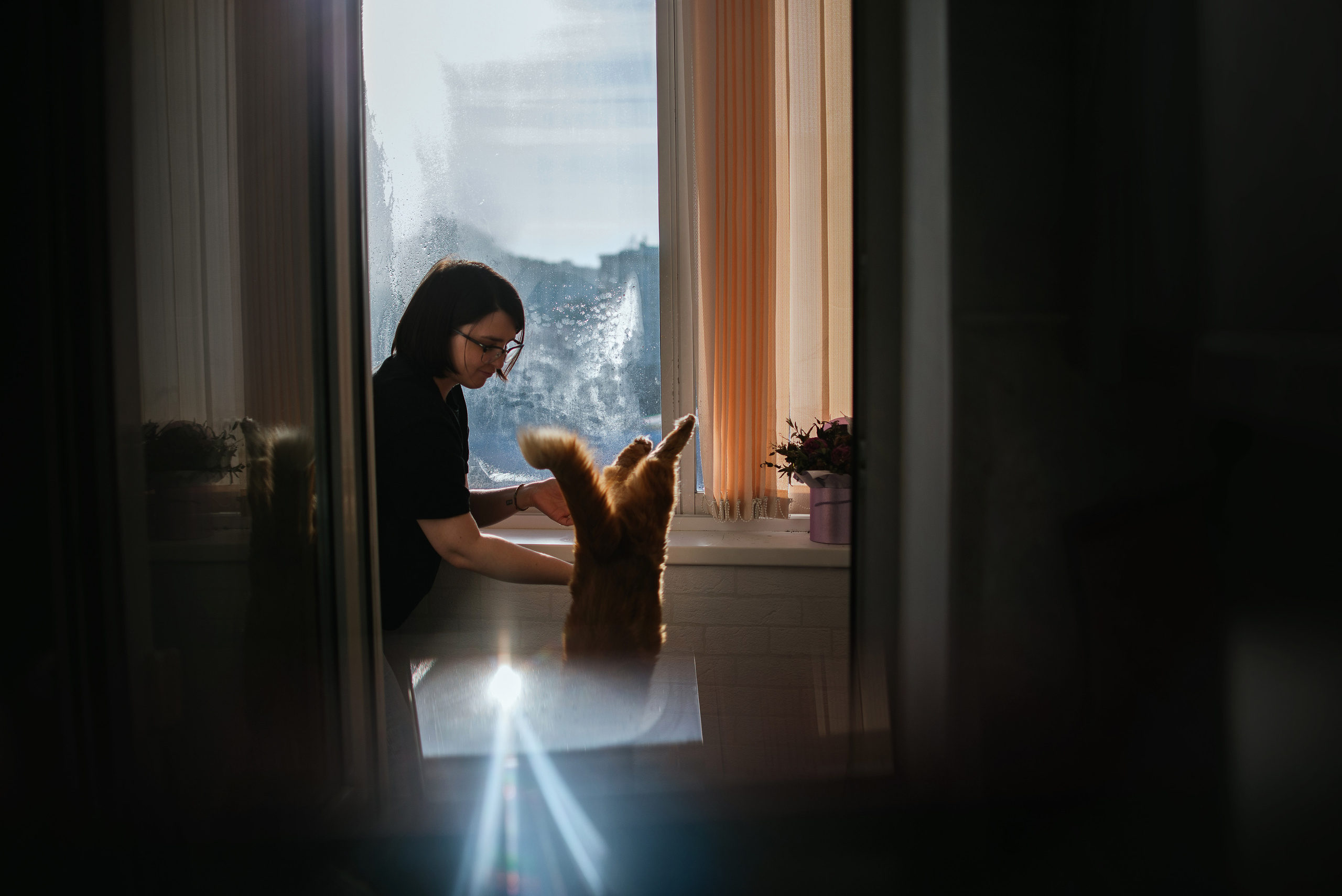 Домашнее: кот Баттерз и Юля. Портфолио