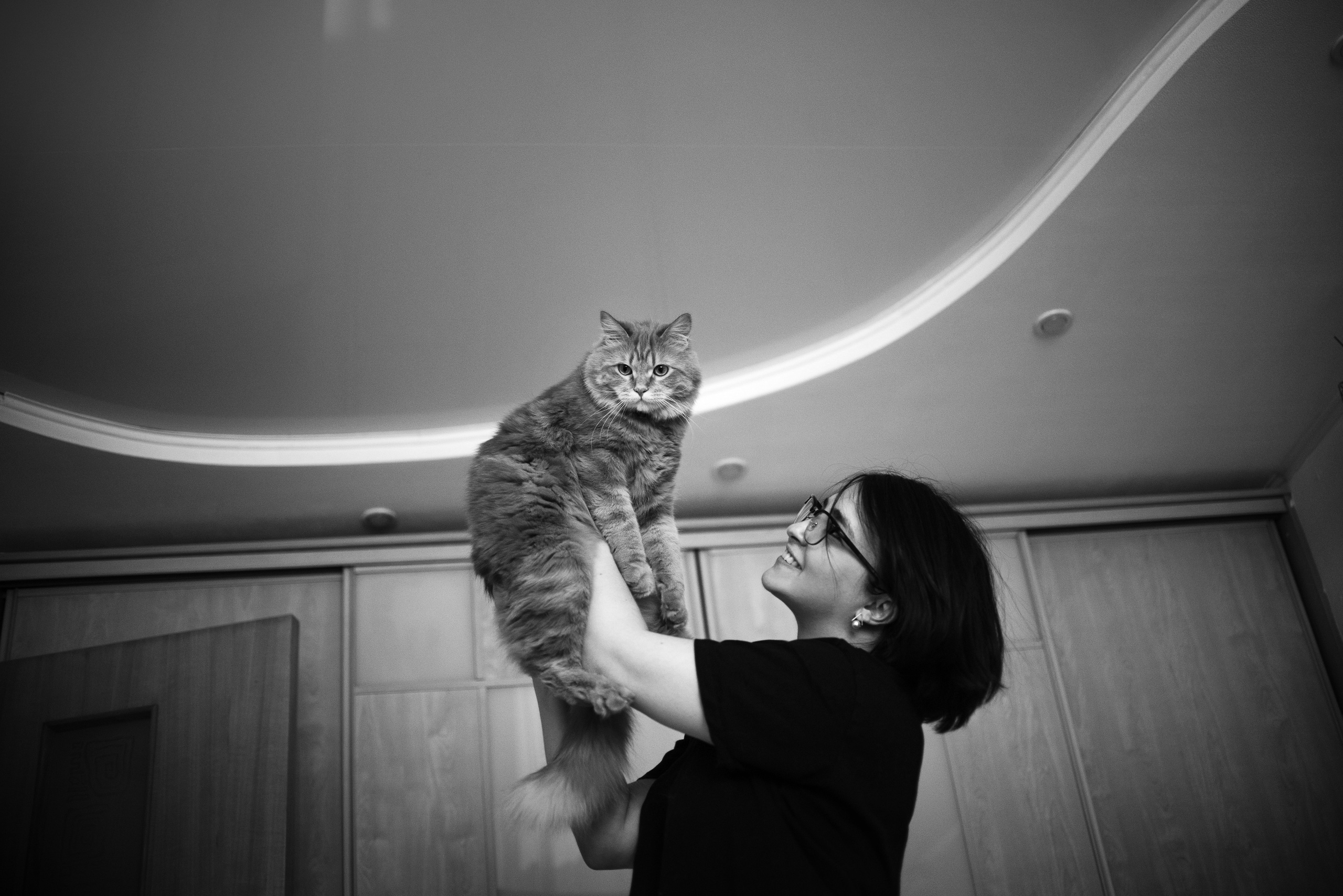 Домашнее: кот Баттерз и Юля. Портфолио