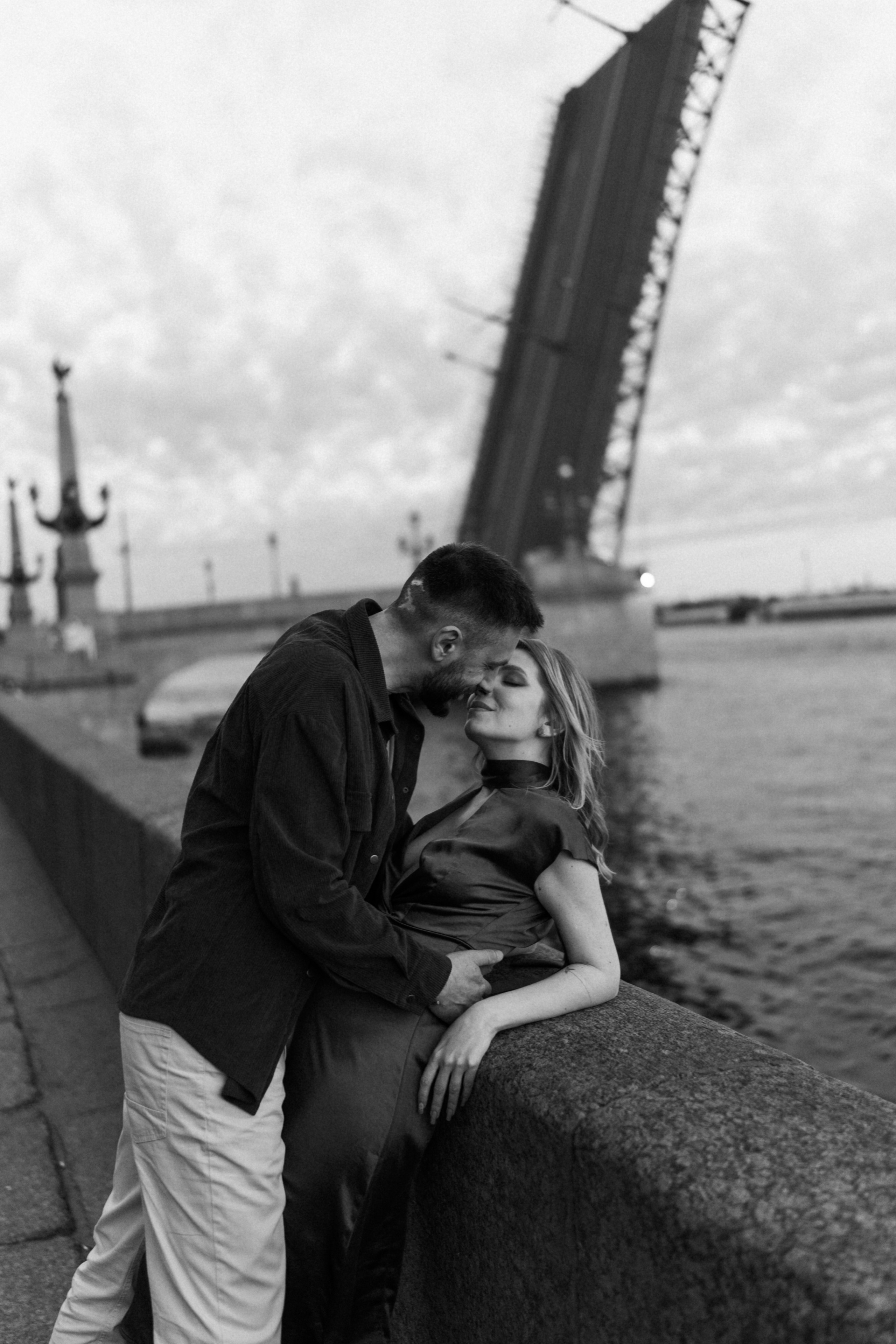 Максим и Настя / Разводные мосты. Фотограф в Санкт-Петербурге — Лучина Екатерина