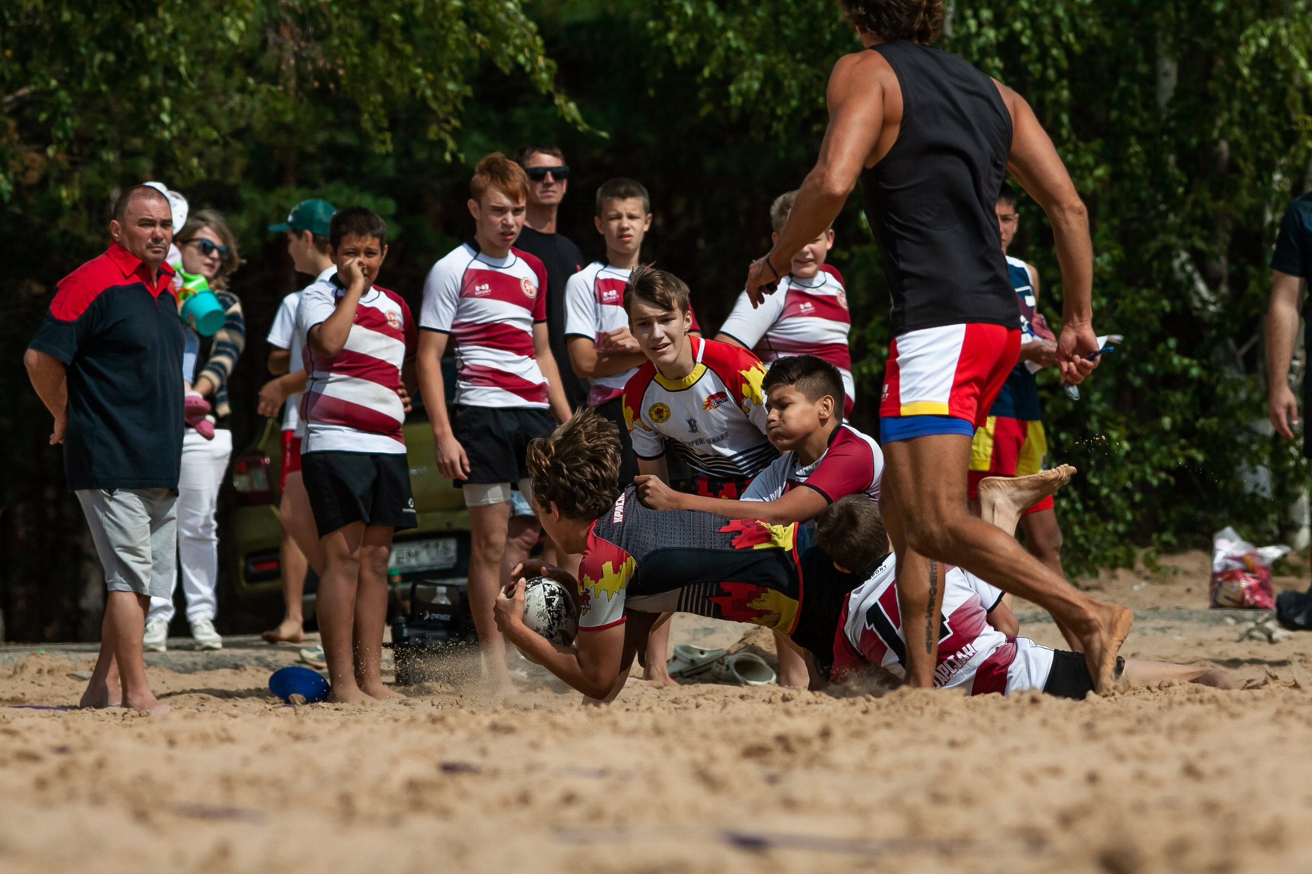 «Кубок «Молота» по пляжному Регби. Фотография