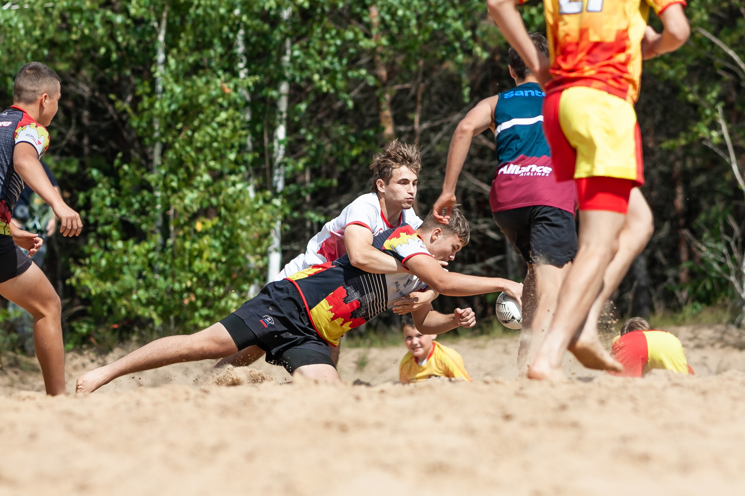 «Кубок «Молота» по пляжному Регби. Фотография