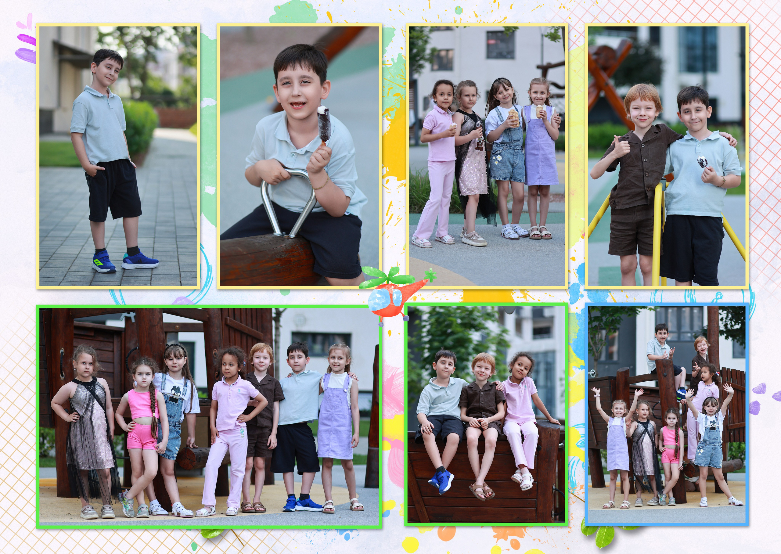 Выпускной альбом в детском саду «Фея». Детский семейный фотограф Краснодар