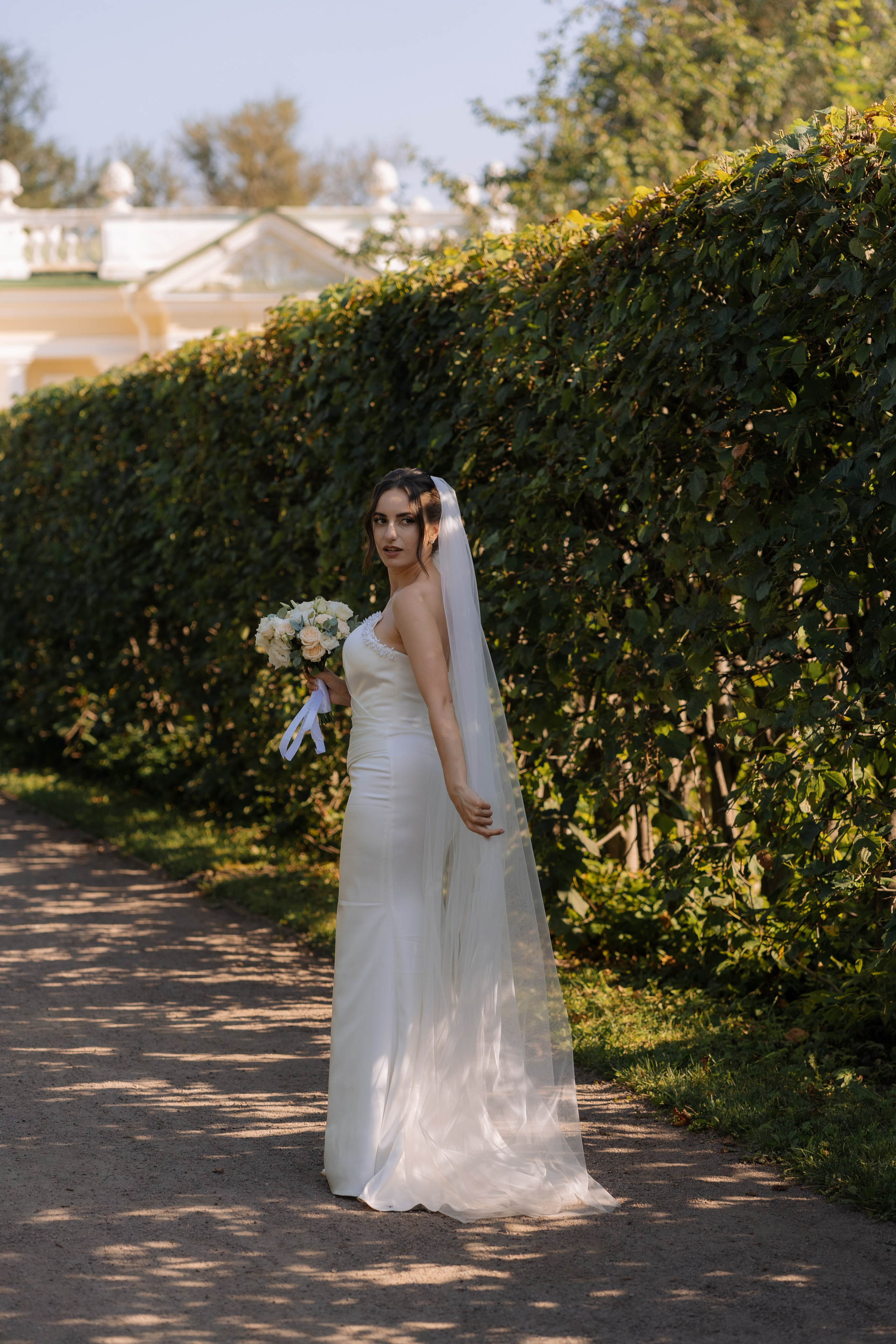 Свадебная фотосессия в Москве, парк Кусково. Свадебный фотограф в Москве Анна Полушина