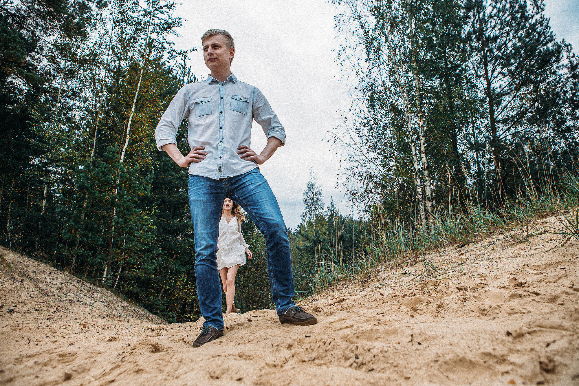 Лавстори фотосессия на природе и в лесу