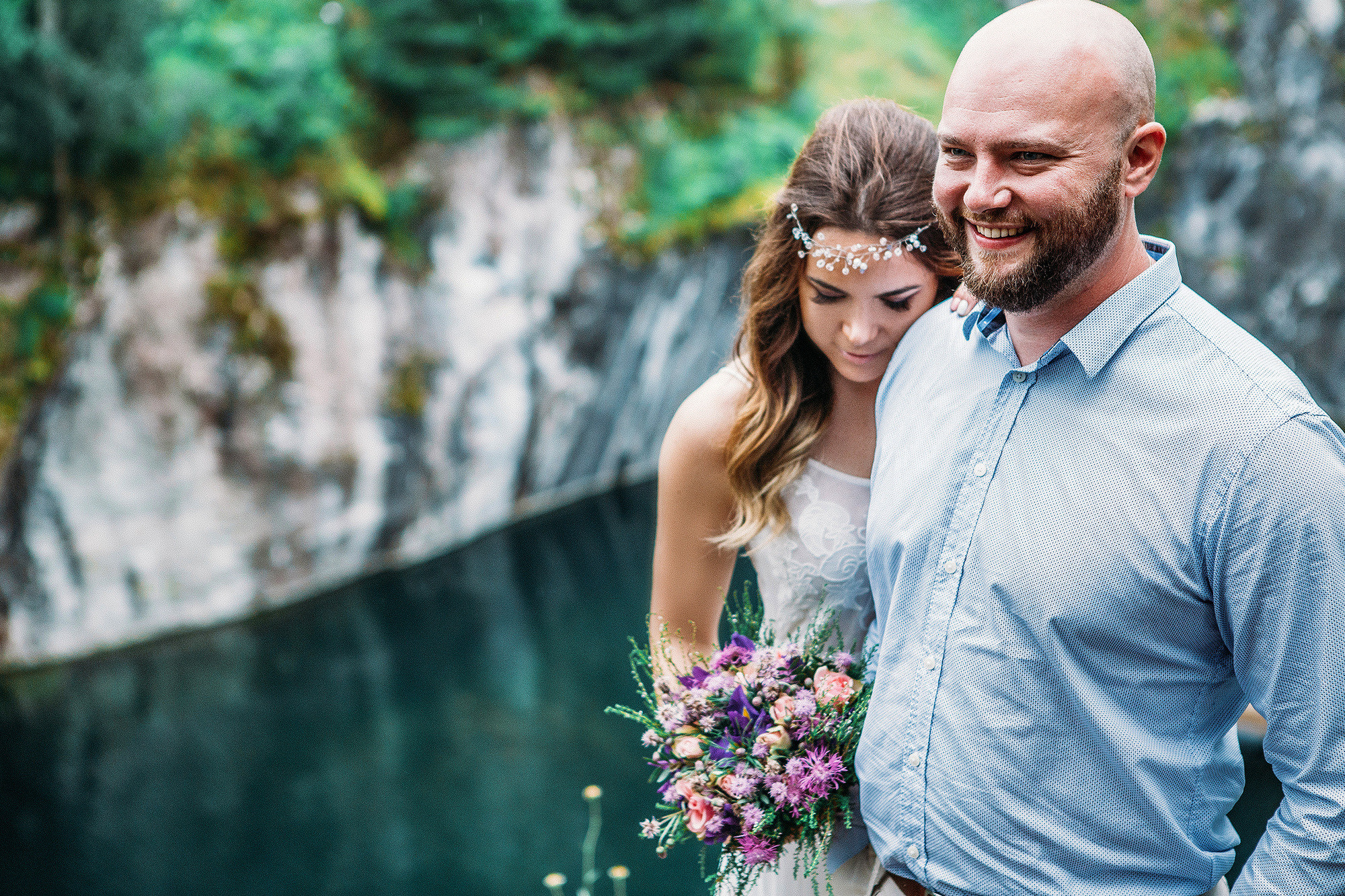 Кареллия - прекрасное место для лавстори фотосессии