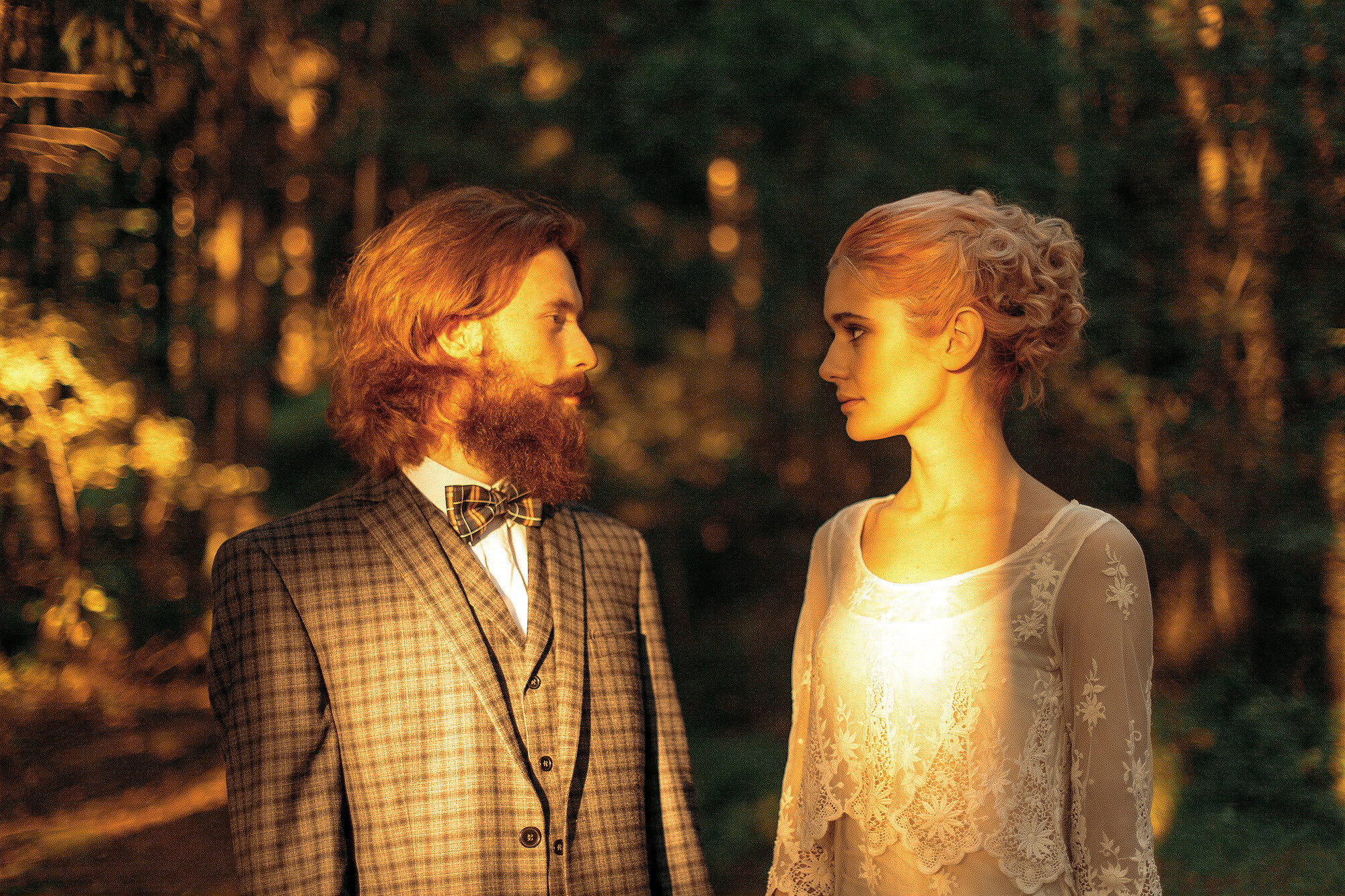 Атмосферная фотосессия о любви, лавстори на природе