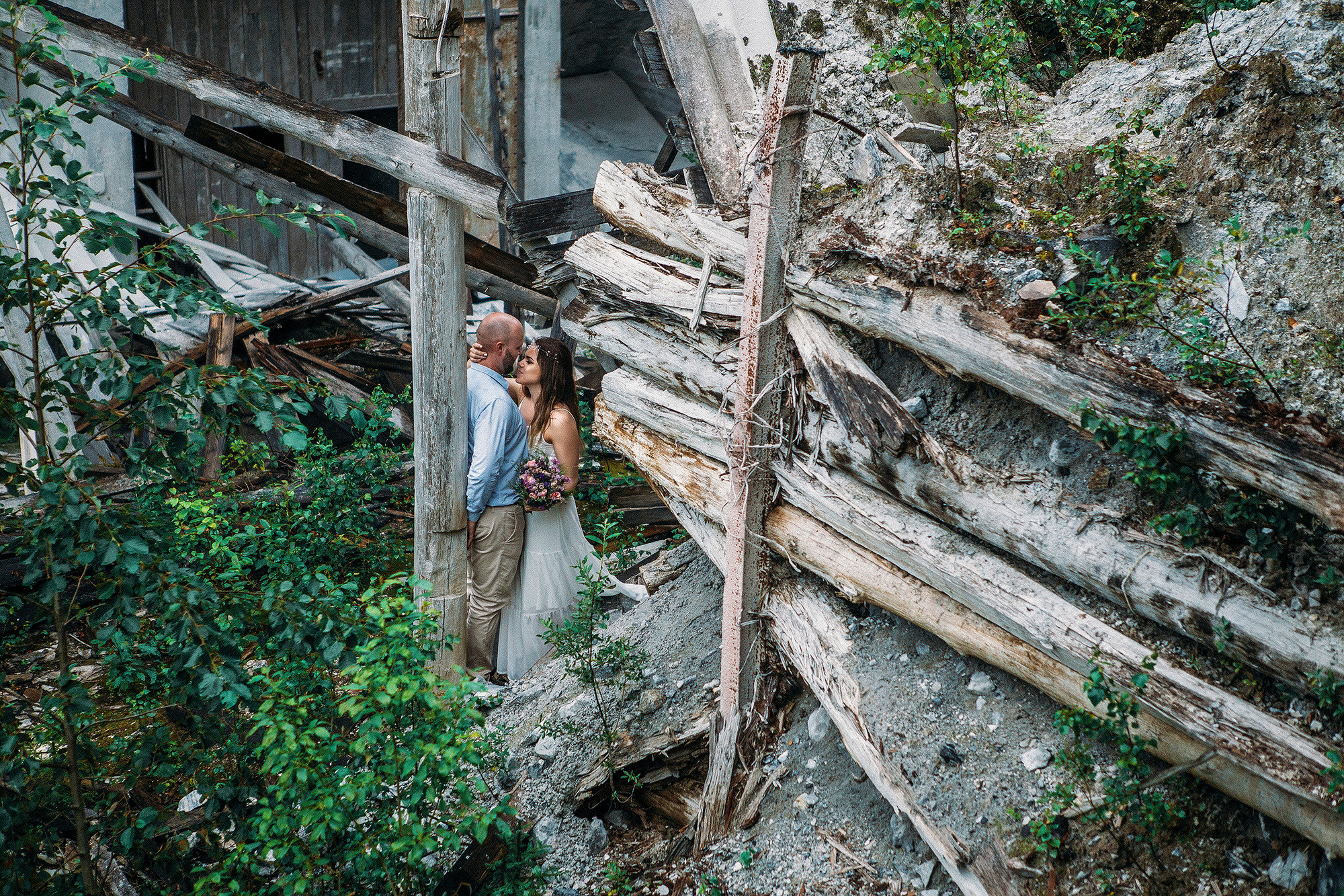 Кареллия - прекрасное место для лавстори фотосессии