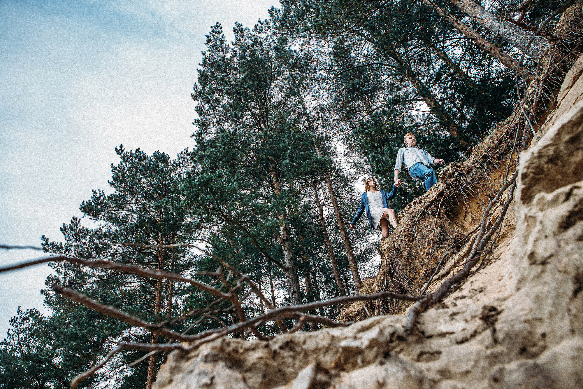 Лавстори фотосессия на природе и в лесу
