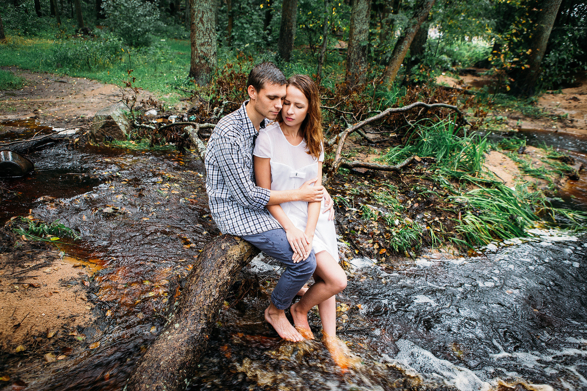 Лавстори на природе - удивительные кадры под дождём