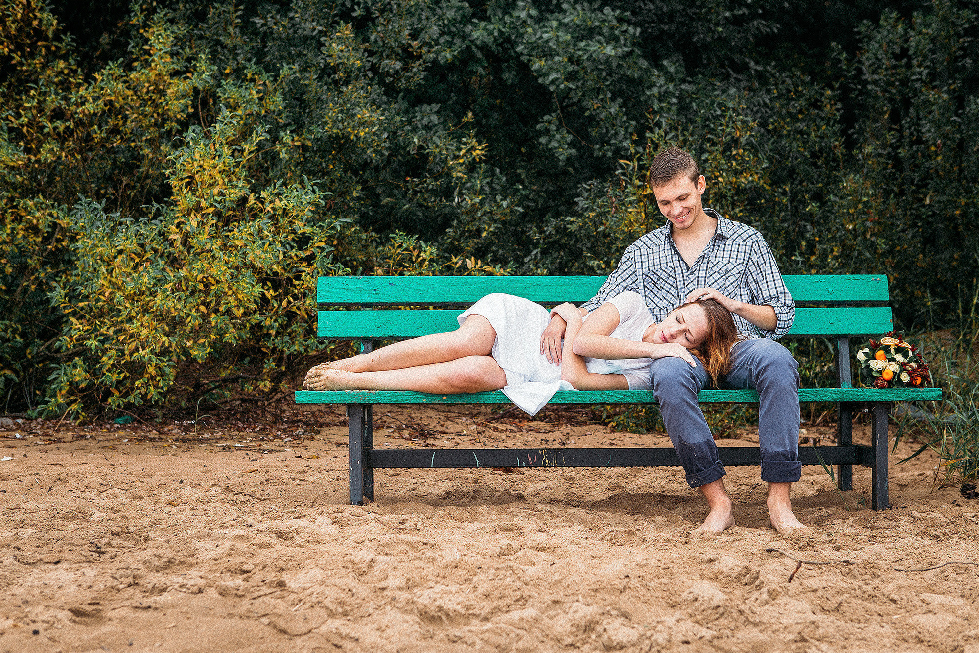 Лавстори на природе - удивительные кадры под дождём