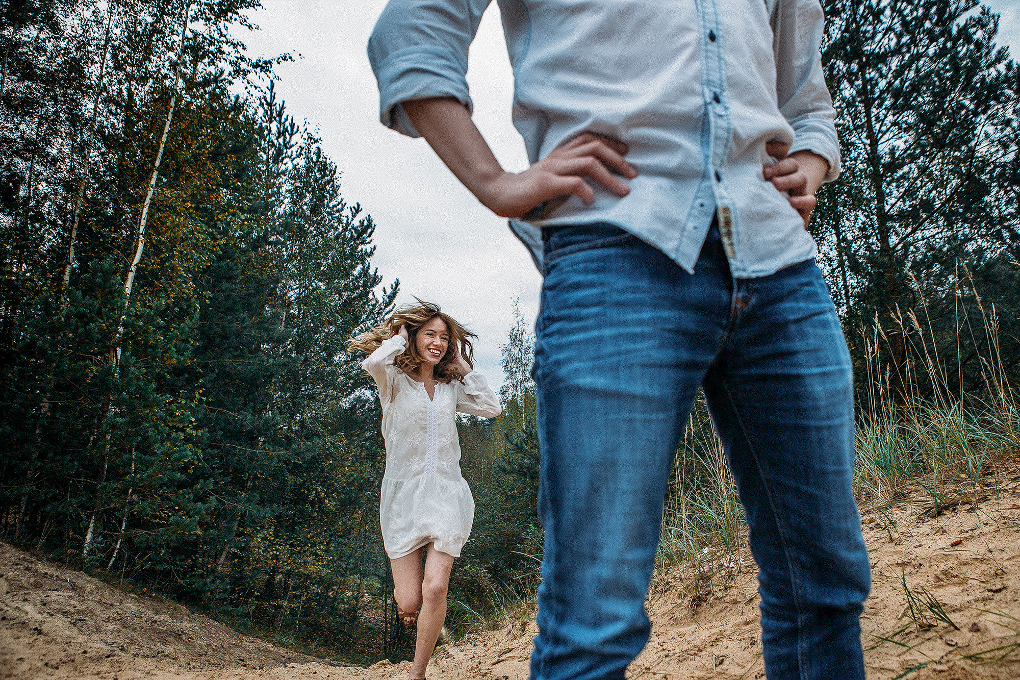 Лавстори фотосессия на природе и в лесу