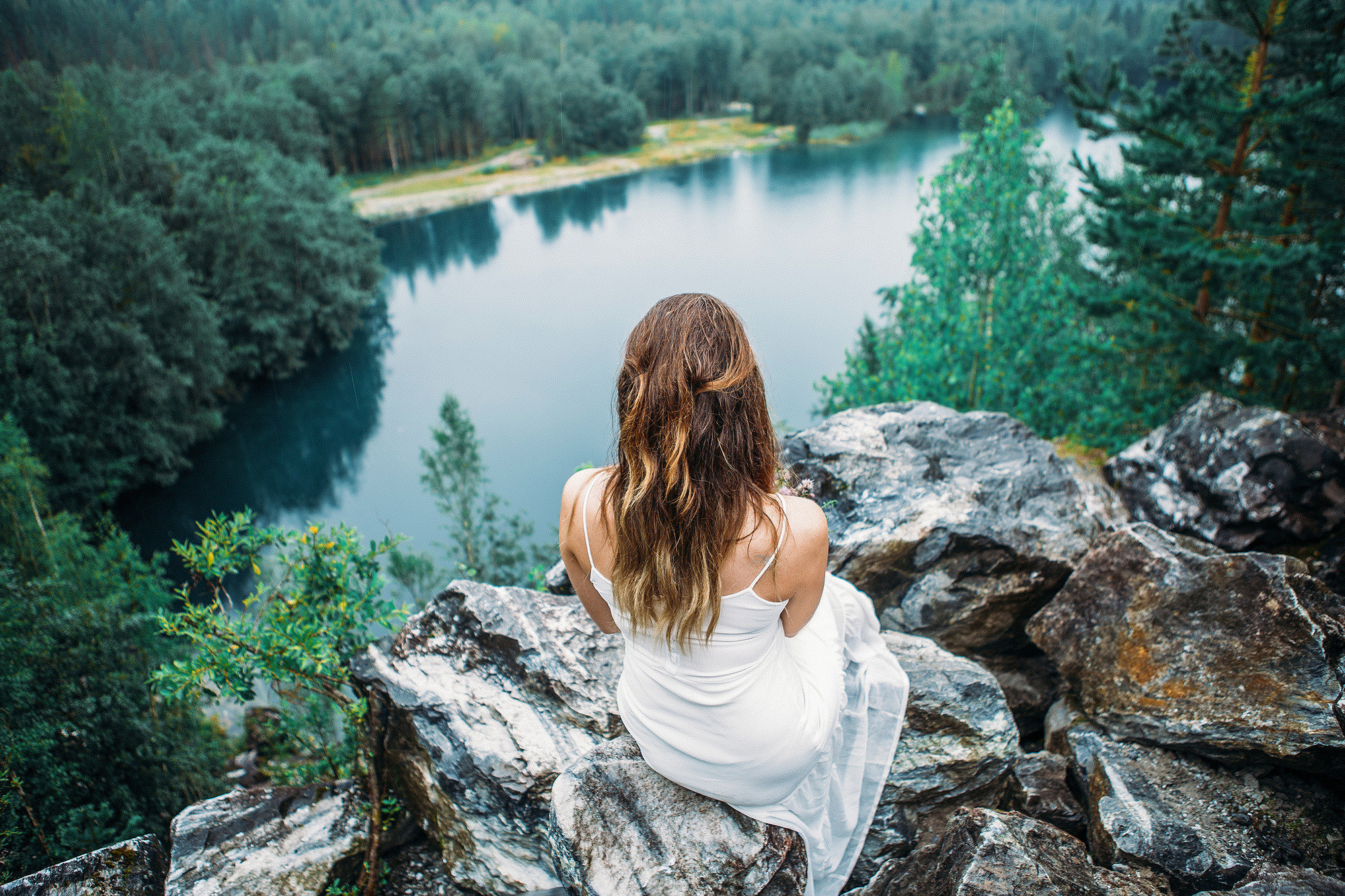 Кареллия - прекрасное место для лавстори фотосессии