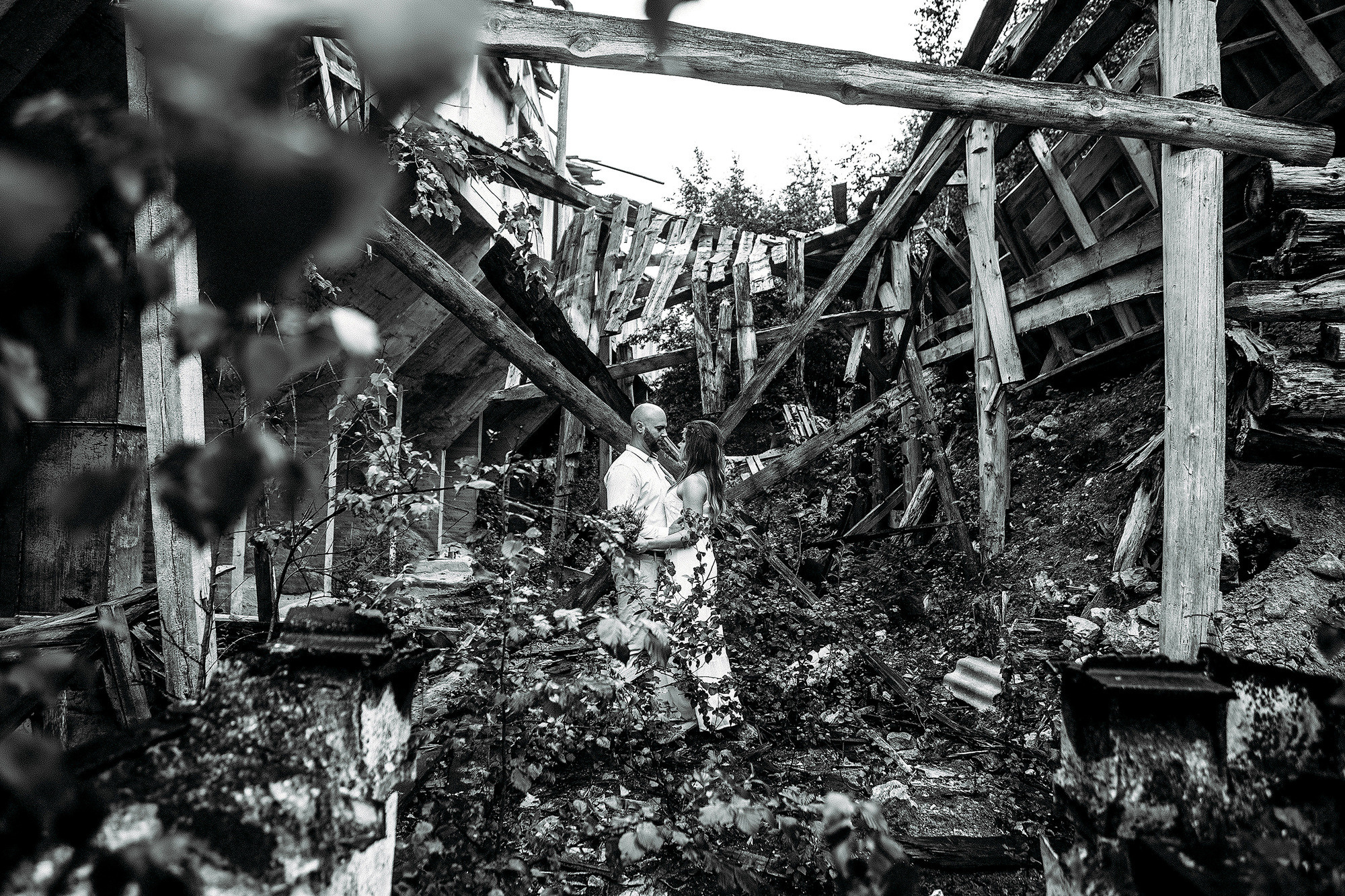 Кареллия - прекрасное место для лавстори фотосессии