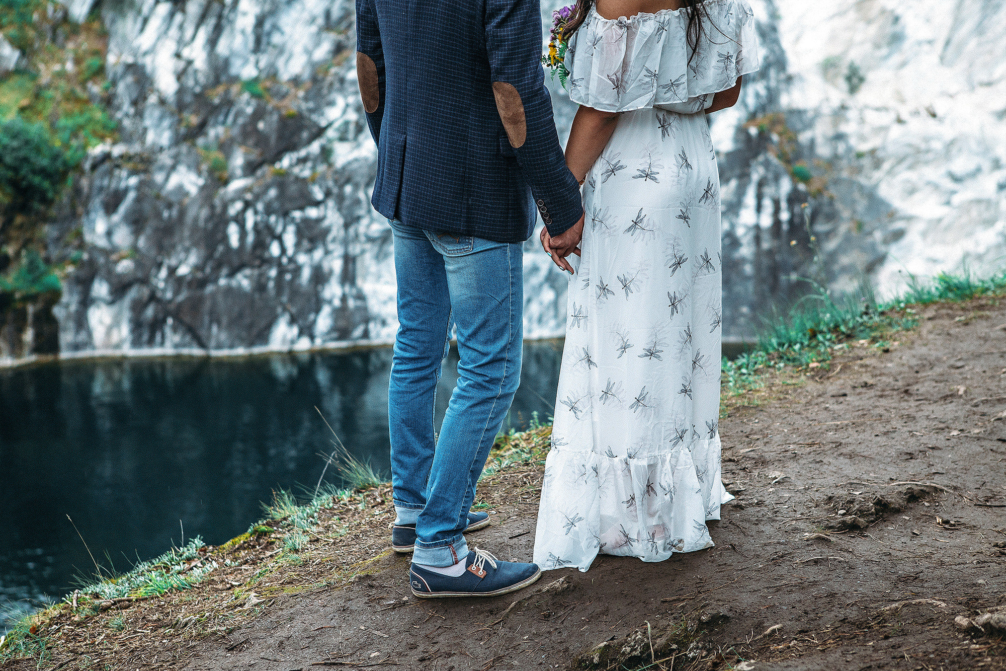 Предсвадебная фотосессия в Рускеала, Кареллия - лавстори двух сердец