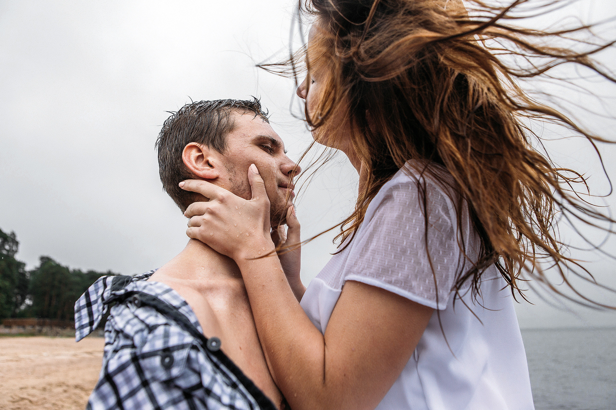 Лавстори на природе - удивительные кадры под дождём