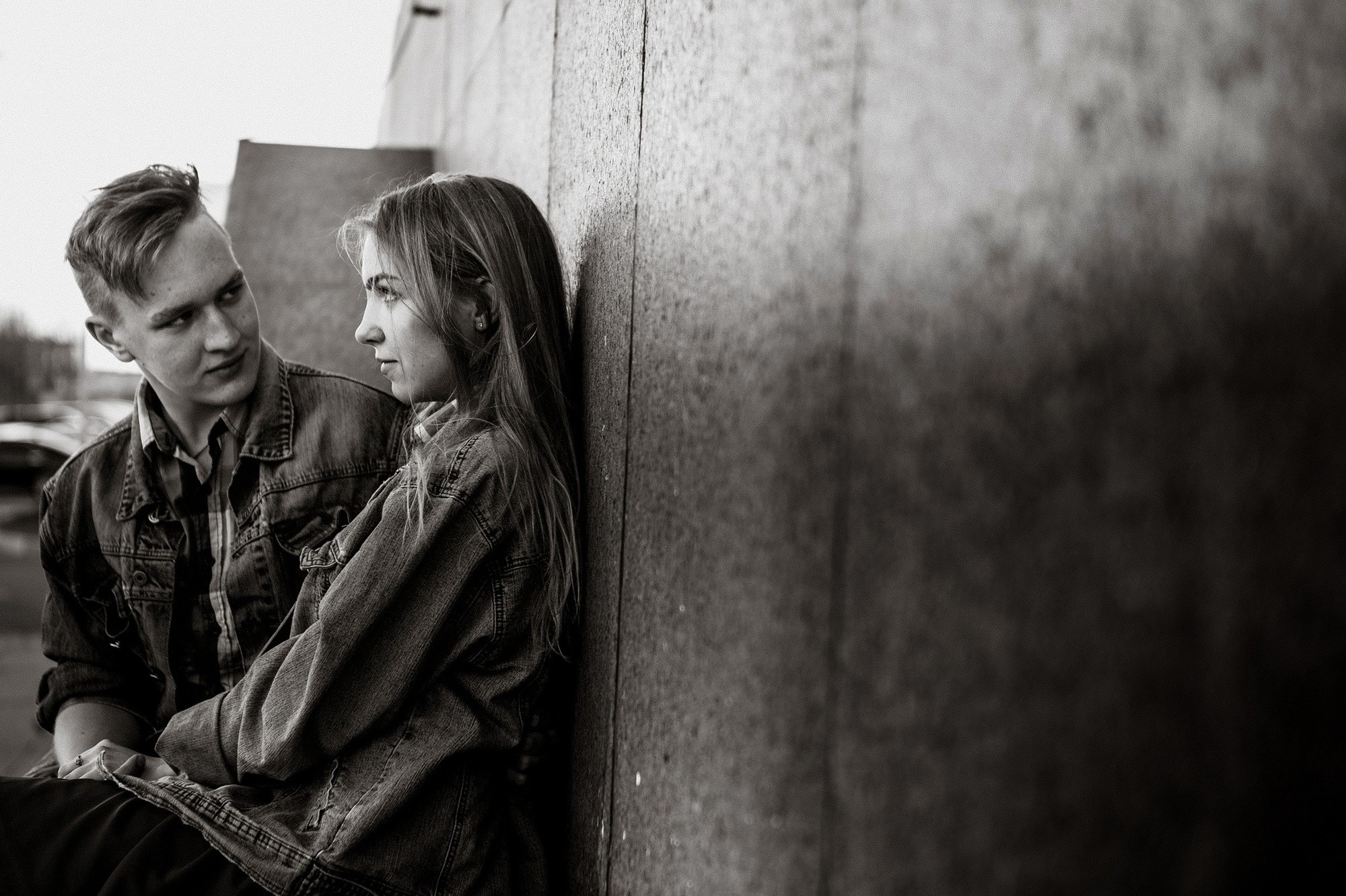 Предсвадебная лавстори около гостиницы Прибалтийская