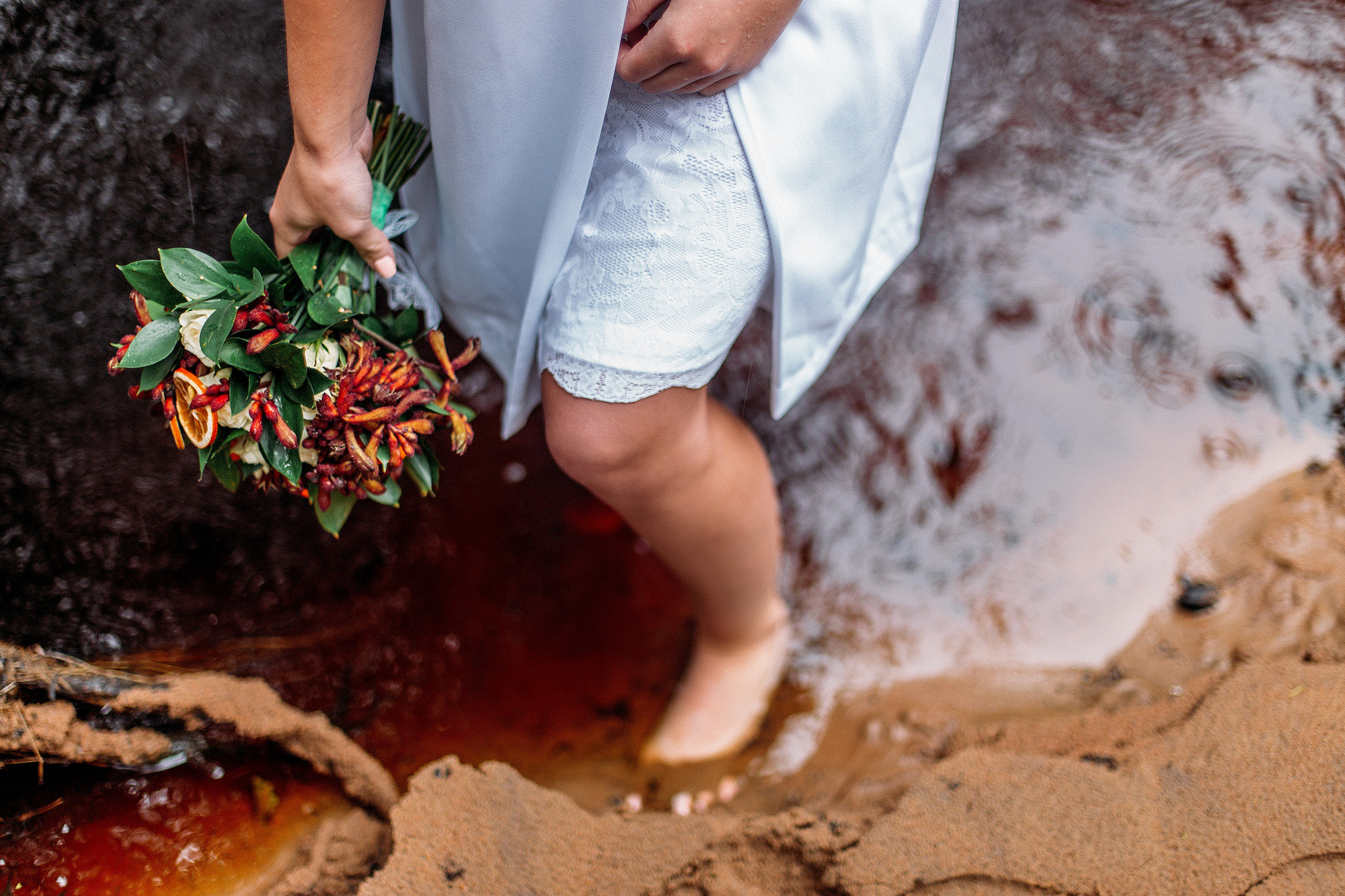 Лавстори на природе - удивительные кадры под дождём