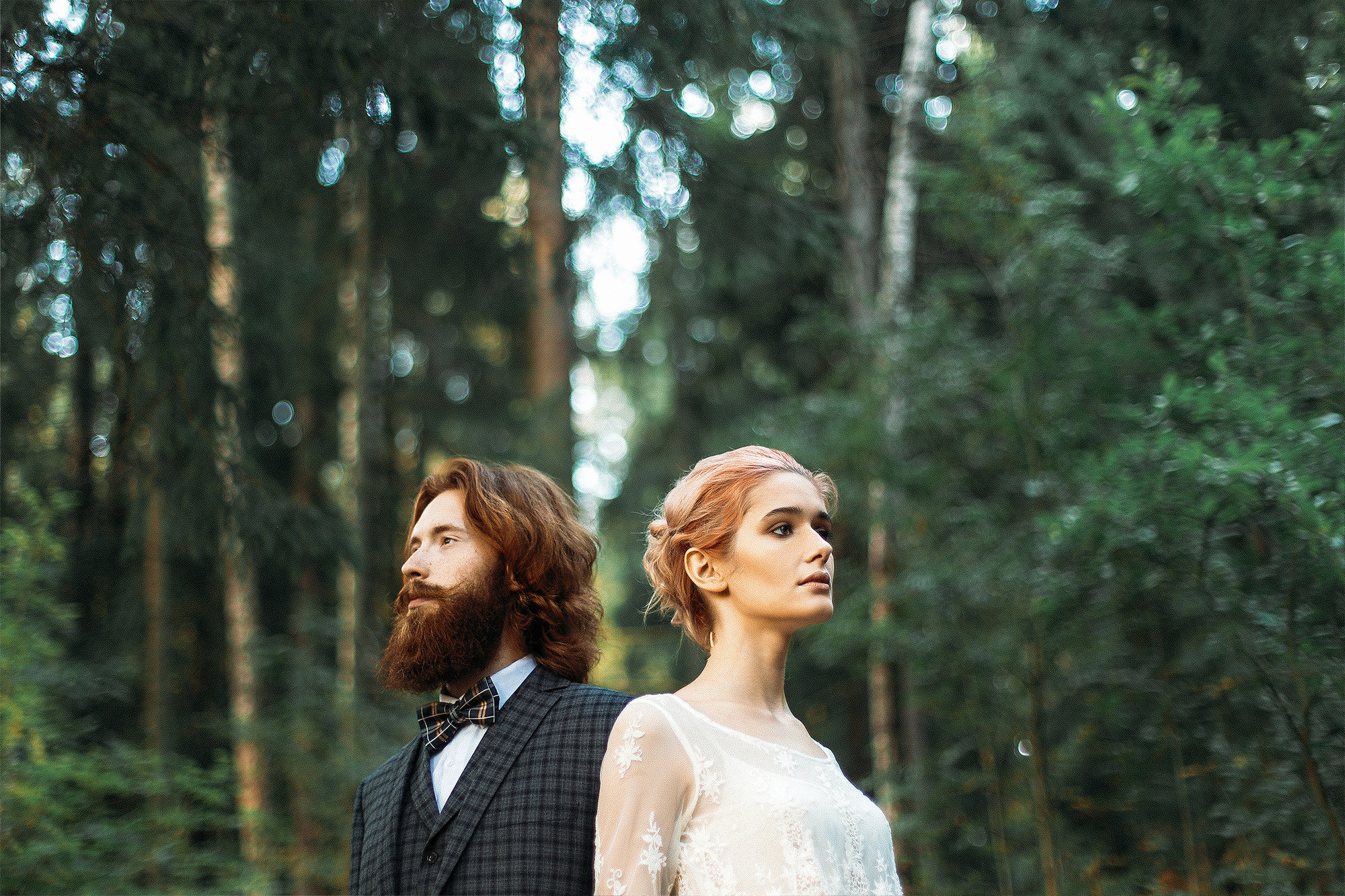 Атмосферная фотосессия о любви, лавстори на природе