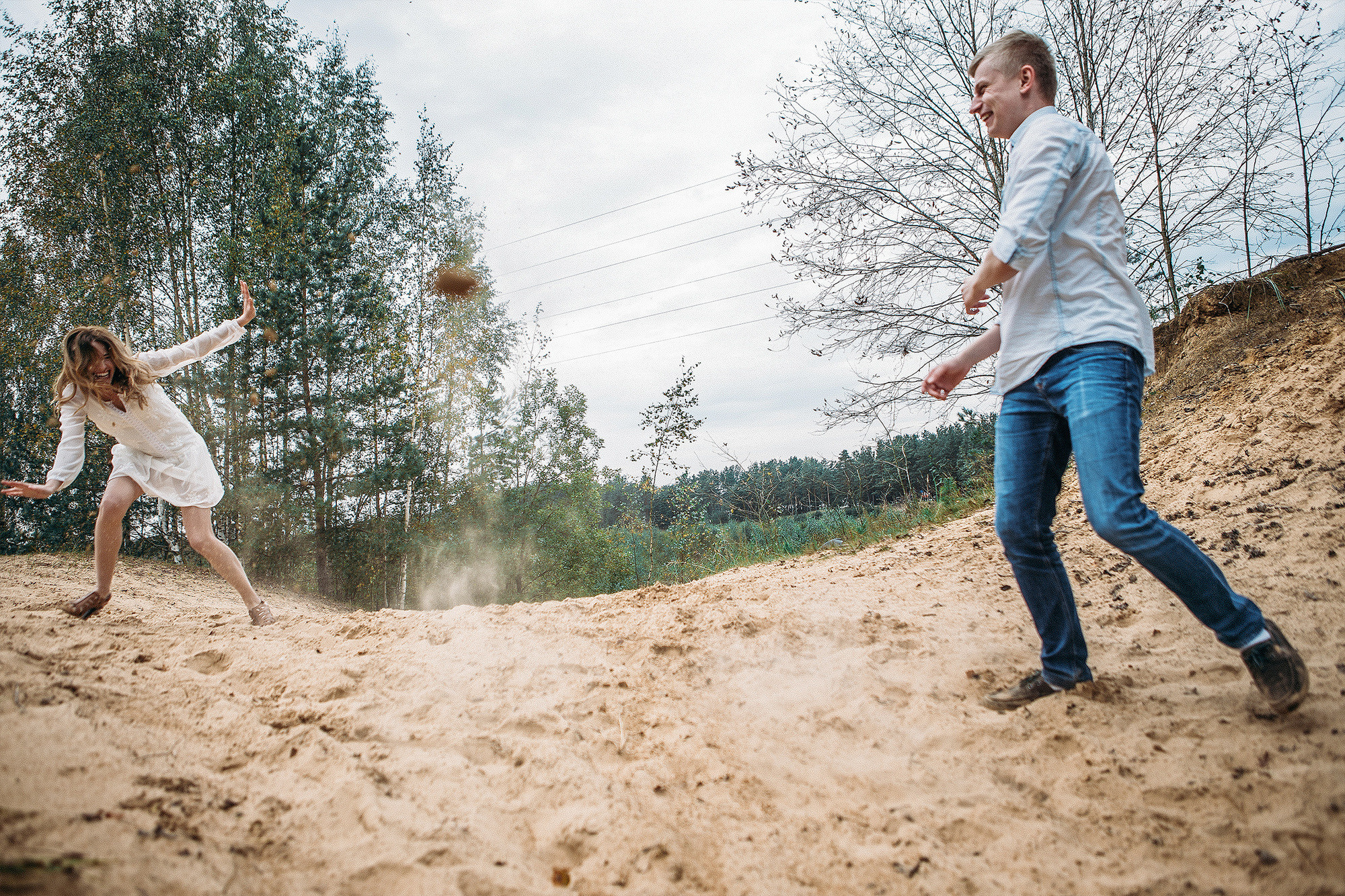 Лавстори фотосессия на природе и в лесу
