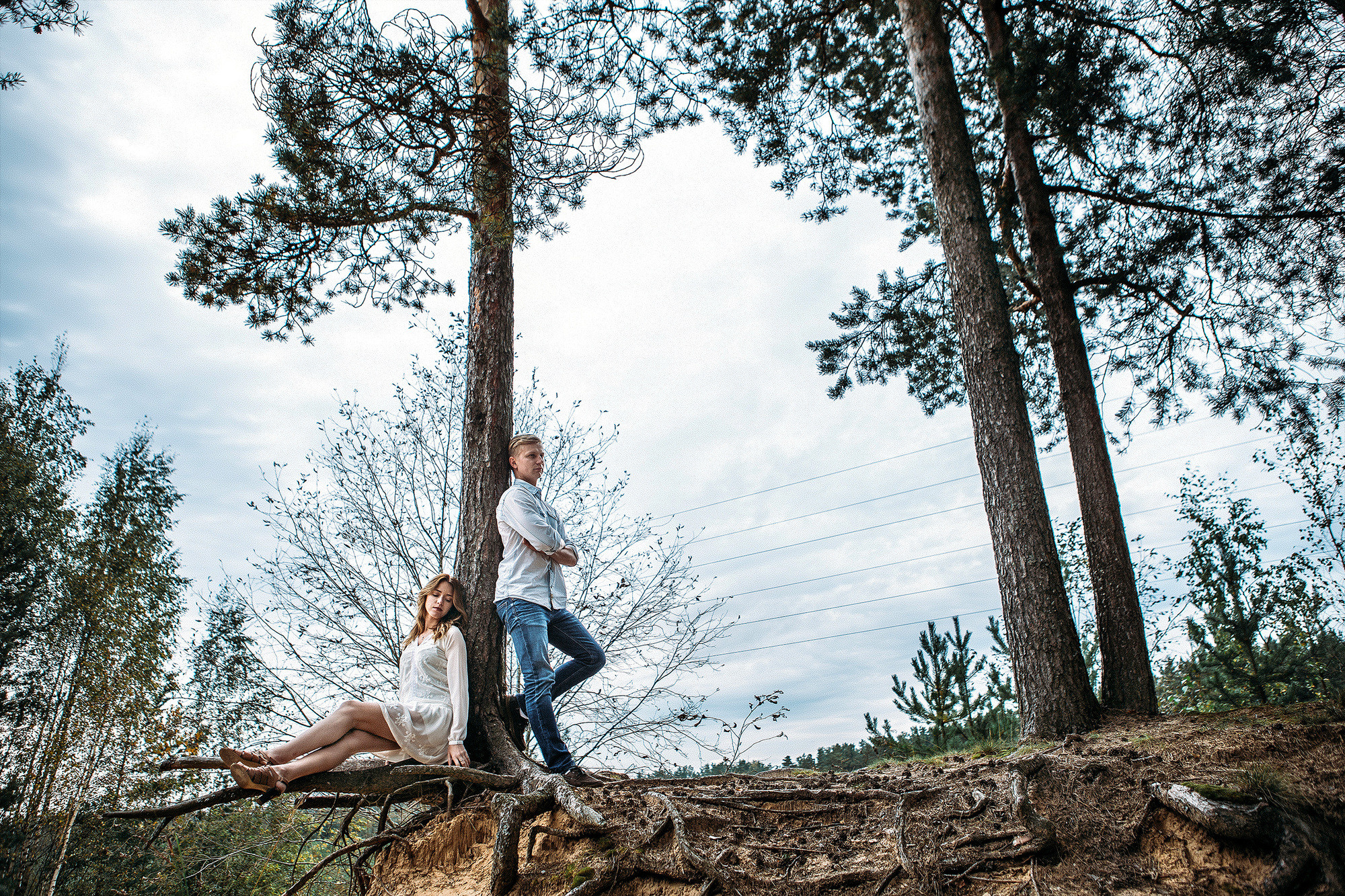 Лавстори фотосессия на природе и в лесу