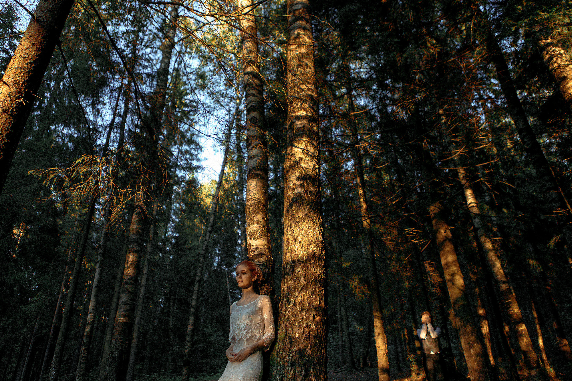 Атмосферная фотосессия о любви, лавстори на природе