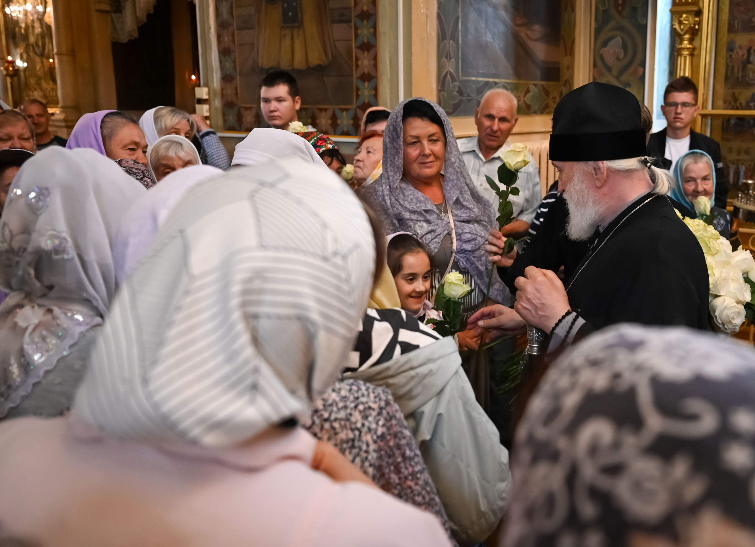 Митрополит Крутицкий Коломенский Павел в Георгиевском храме с. Ванилово. Семейный фотограф в г. Воскресенск Наталия Молева