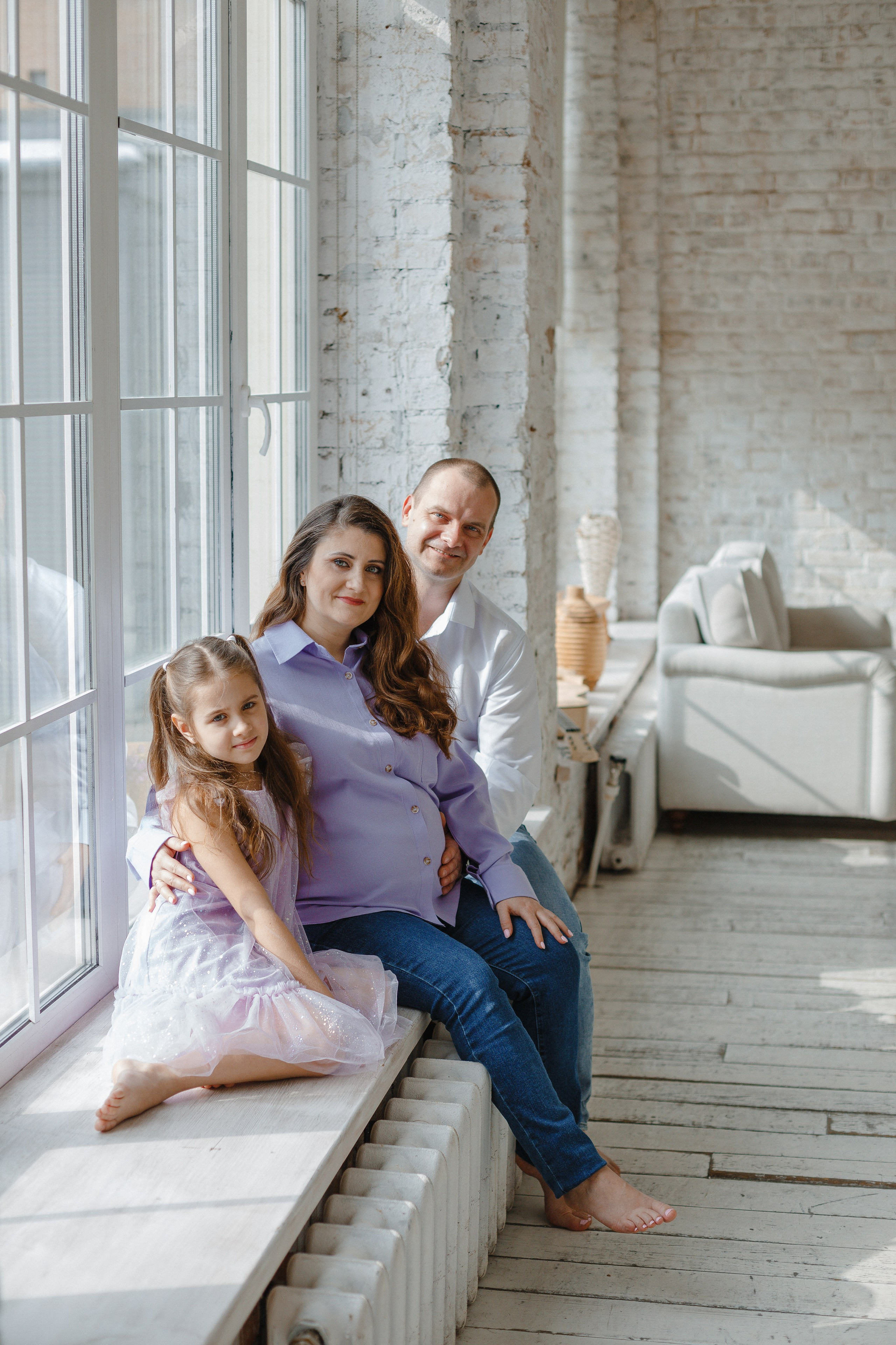 Александр, Екатерина и Василиса. Семейный фотограф Николаева Ольга