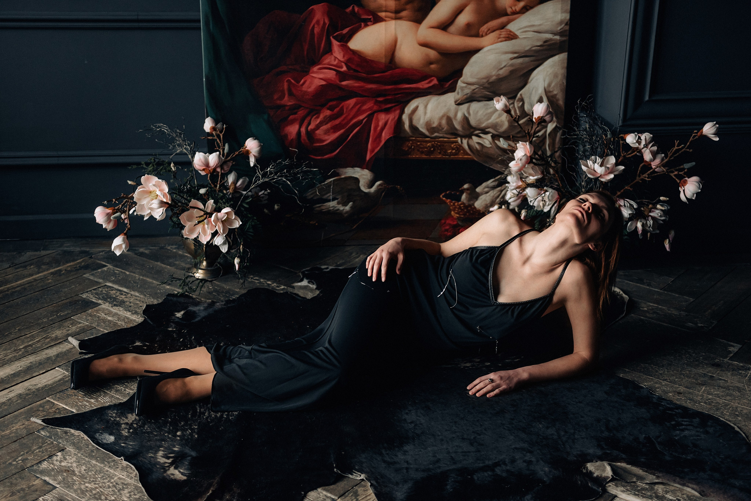 Женская фотосессия в фотостудии Nacked Sky. Портретный фотограф Москва Светлана Кашура