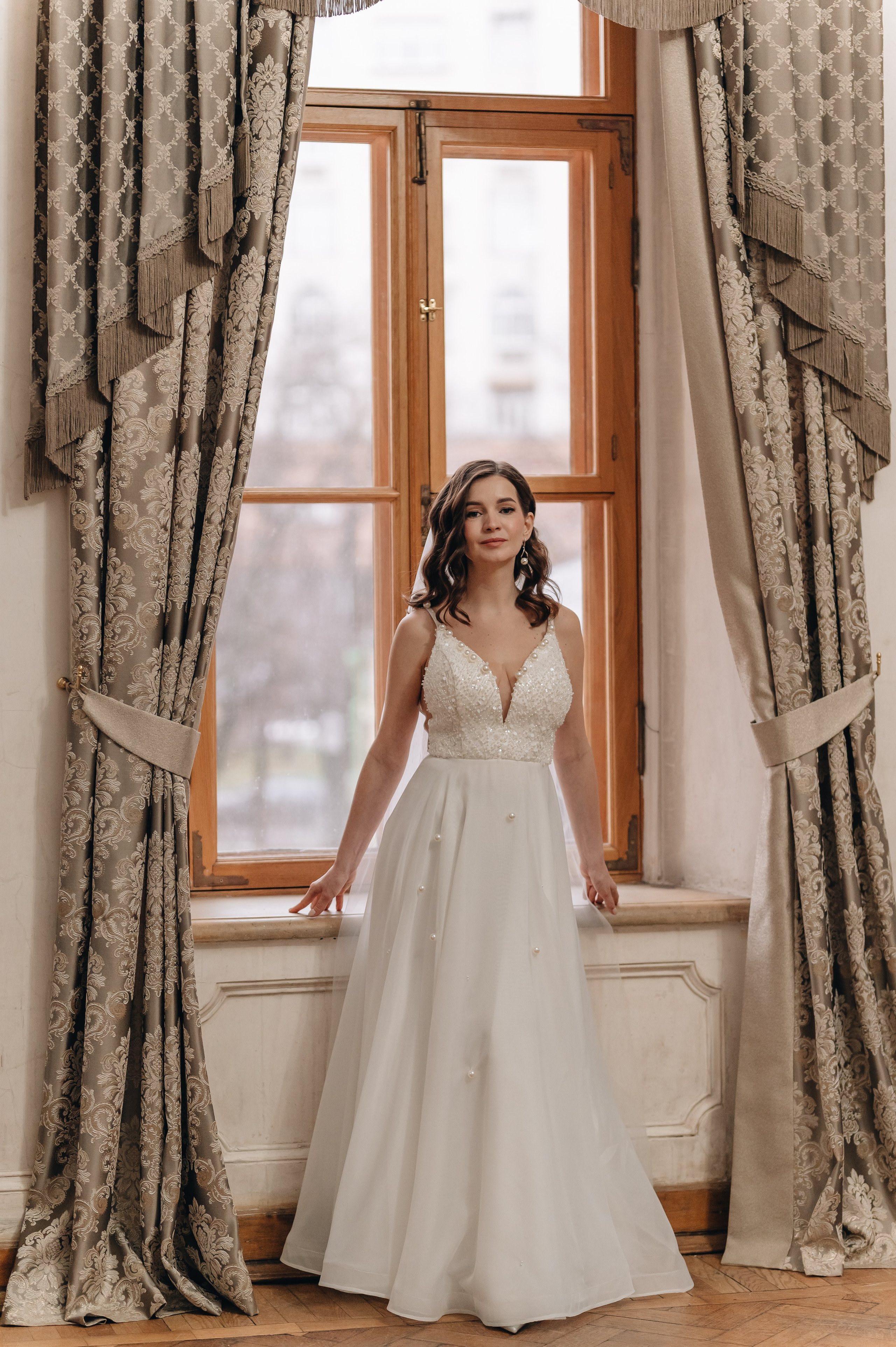 Свадебная фотосессия в библиотеке им. Пушкина. Портретный фотограф Москва Светлана Кашура