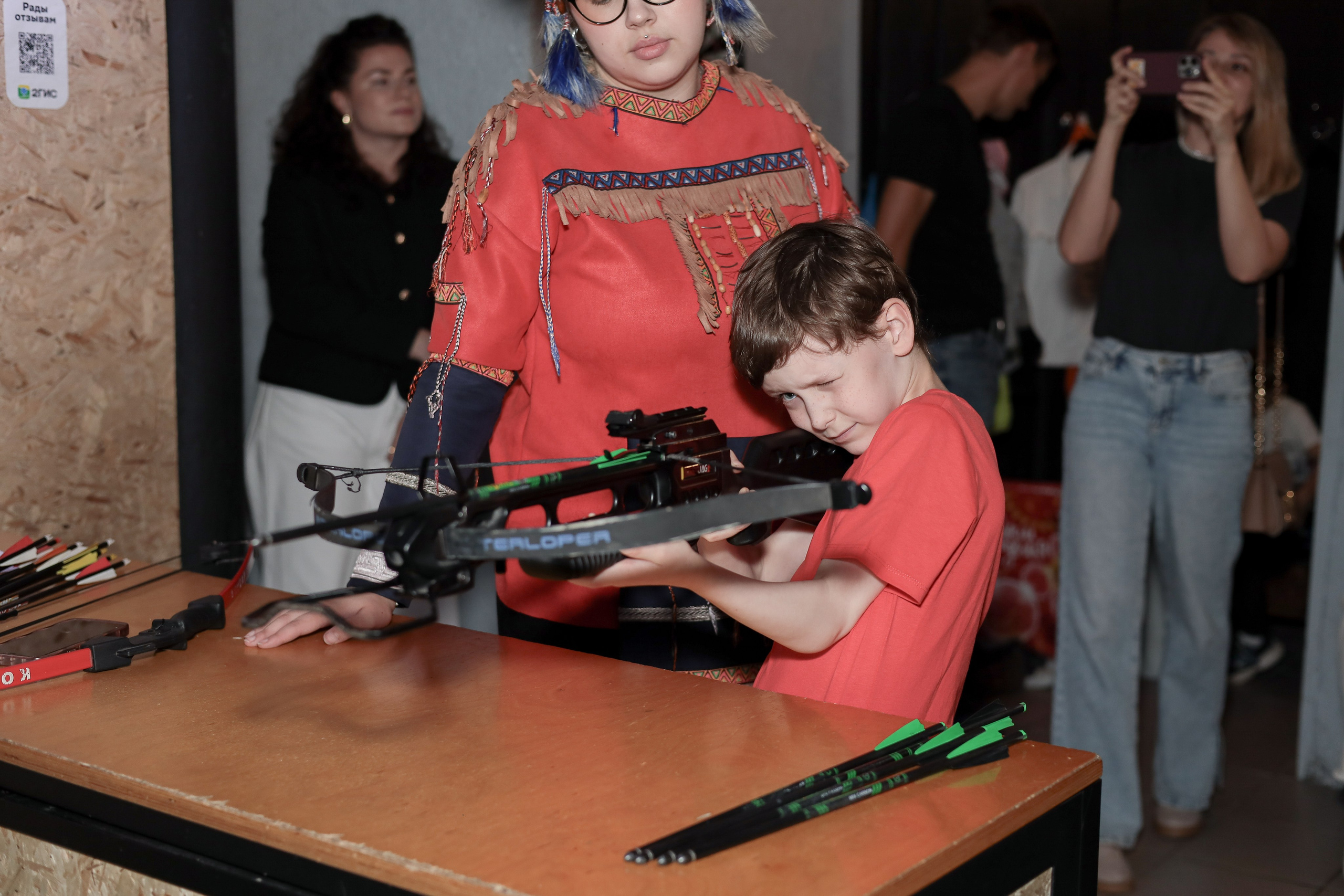 День рождение в стрелковом клубе. Фотограф Надршина Лилия